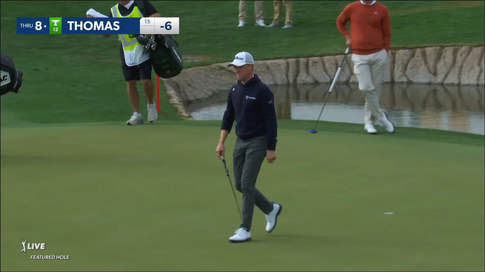 Justin Thomas makes birdie on No. 17 at WM Phoenix Open