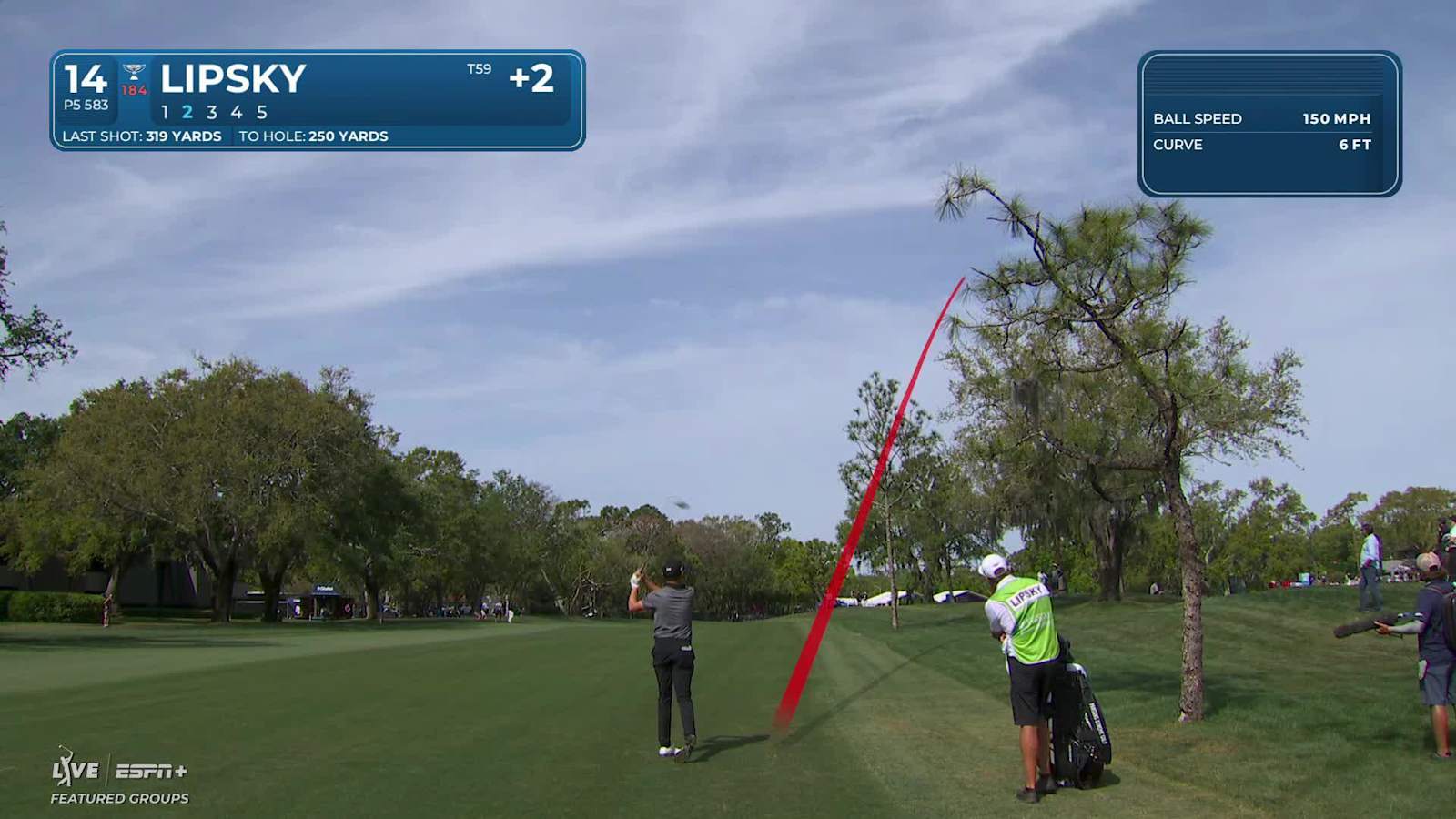 David Lipsky nearly chips in for eagle at Valspar