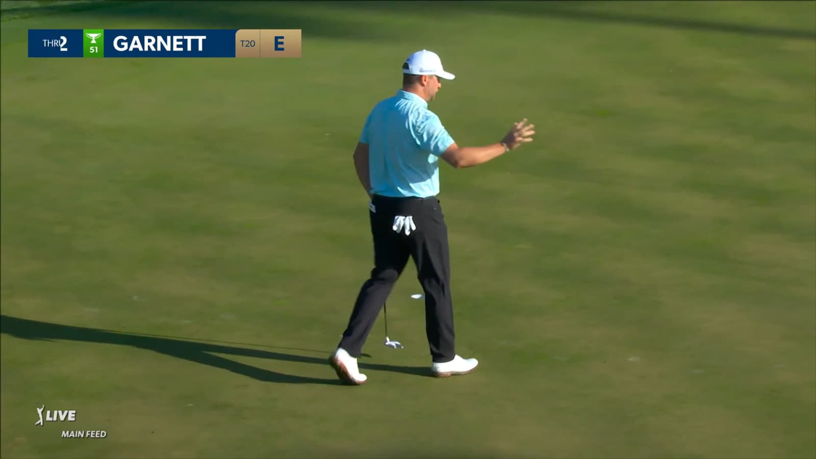 Brice Garnett makes birdie on No. 2 at THE PLAYERS