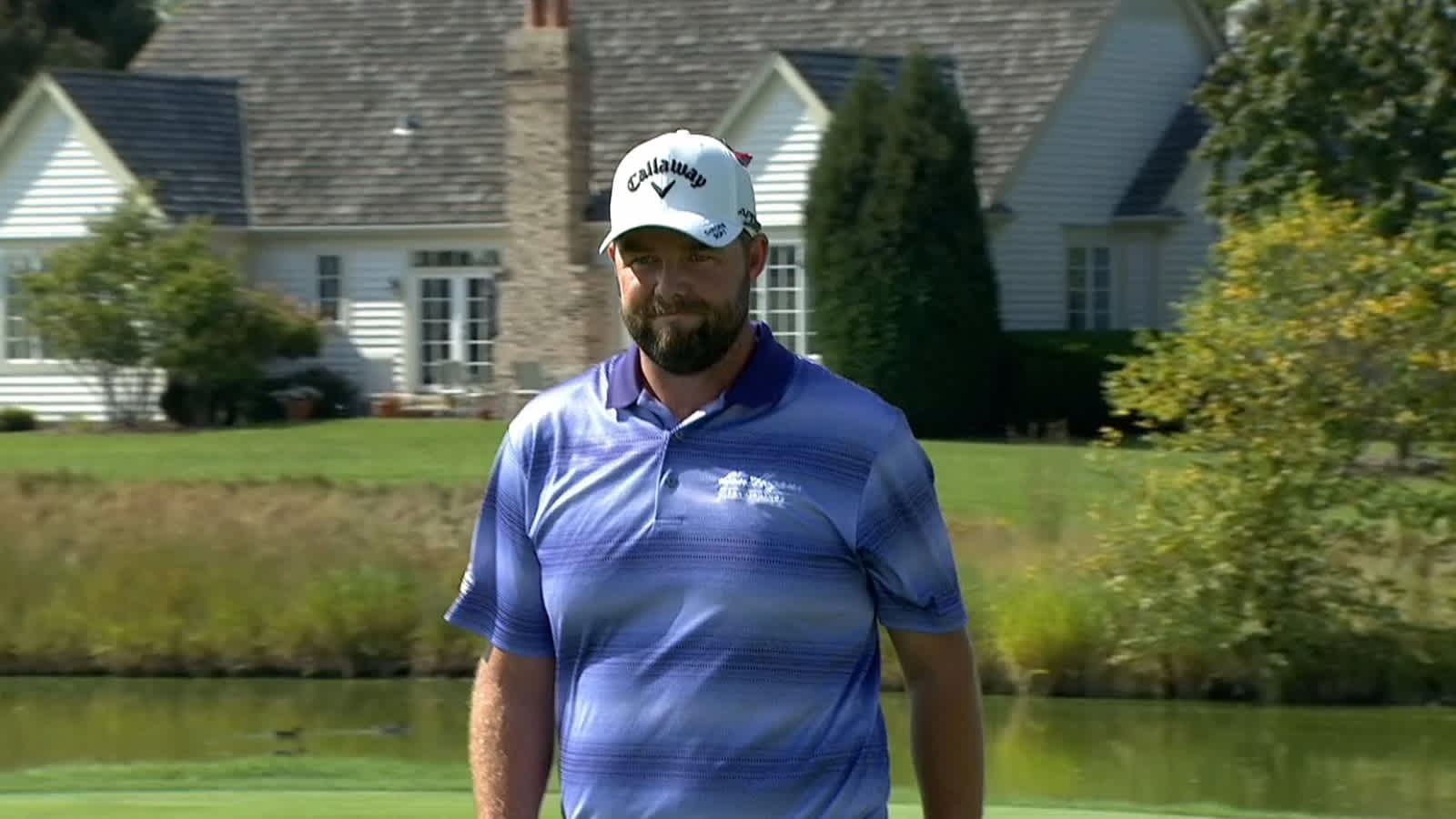 Marc Leishman's explosive round earns him the lead at BMW