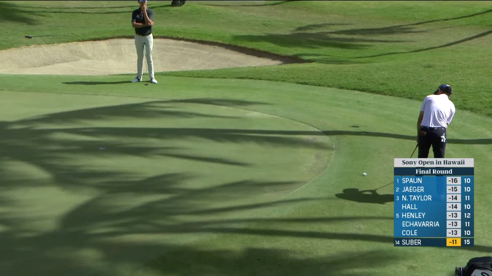 Jackson Suber sinks perfectly-judged 18-foot birdie putt at Sony Open