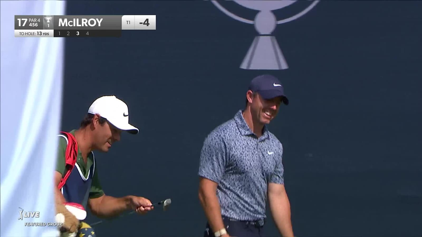 Rory McIlroy holes out for improbable birdie at BMW Championship