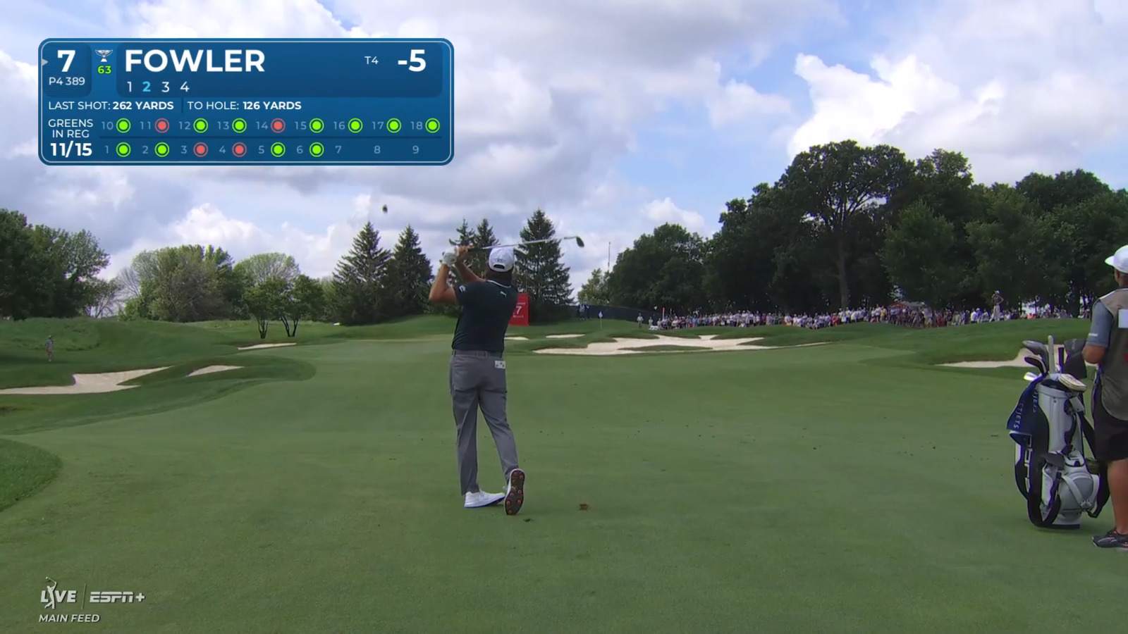Rickie Fowler flights it close for back-to-back birdies at 3M Open