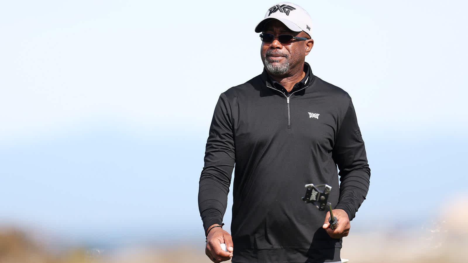 Darius Rucker golfs at Pebble Beach