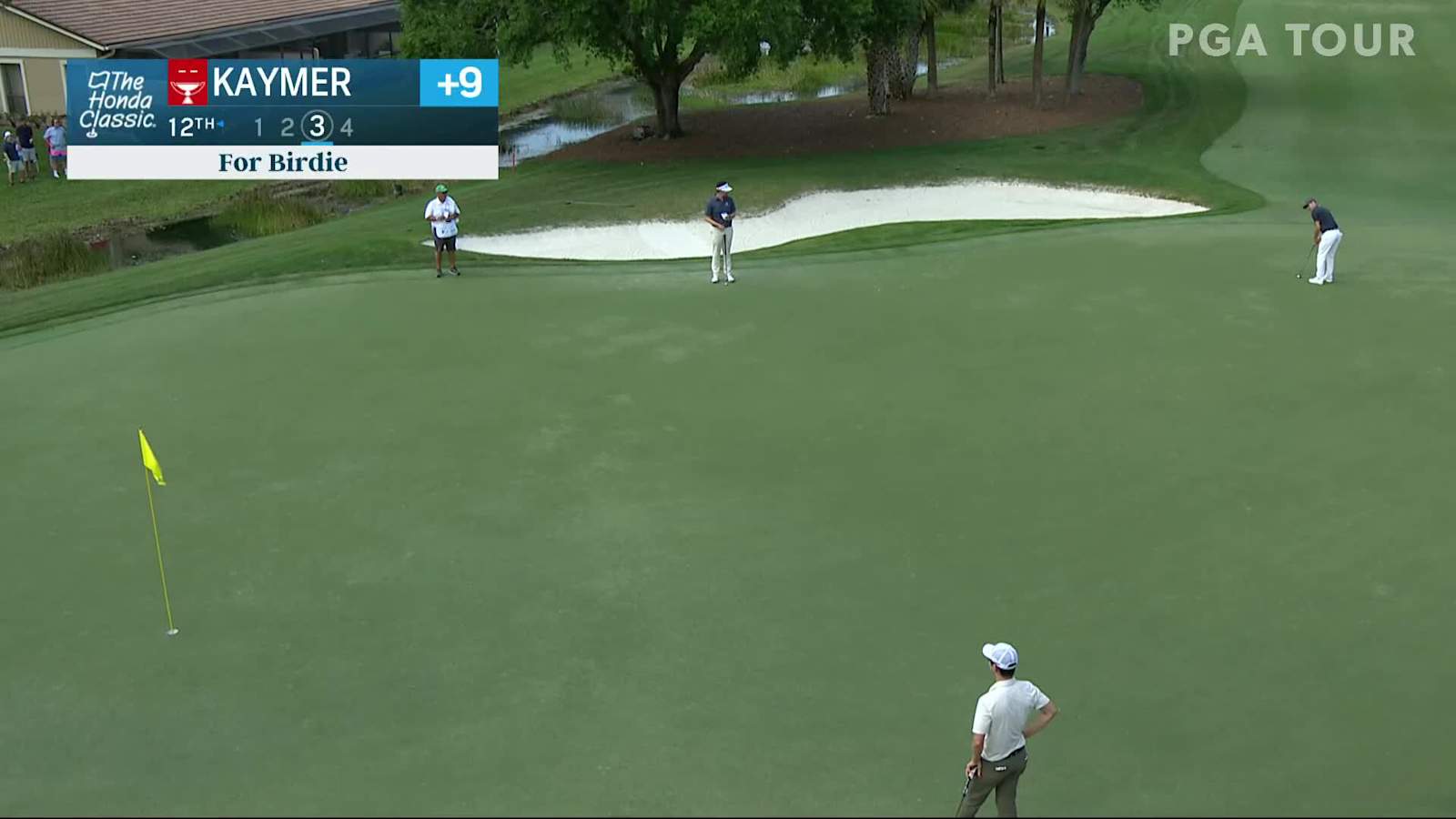 Martin Kaymer drills a 73-foot birdie on No. 12 in Round 2 at The Honda Classic