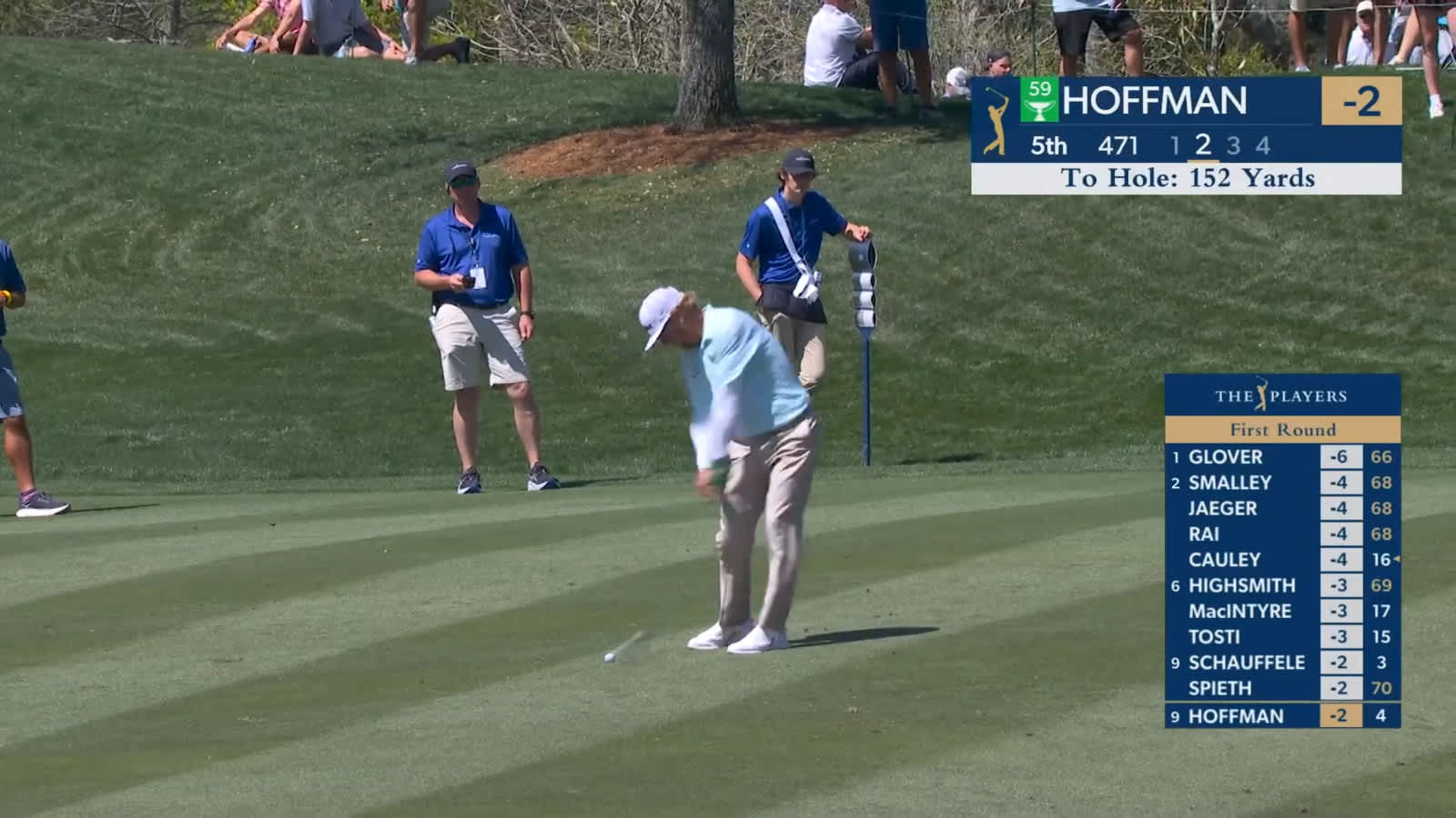 Charley Hoffman sticks approach to set up birdie at THE PLAYERS
