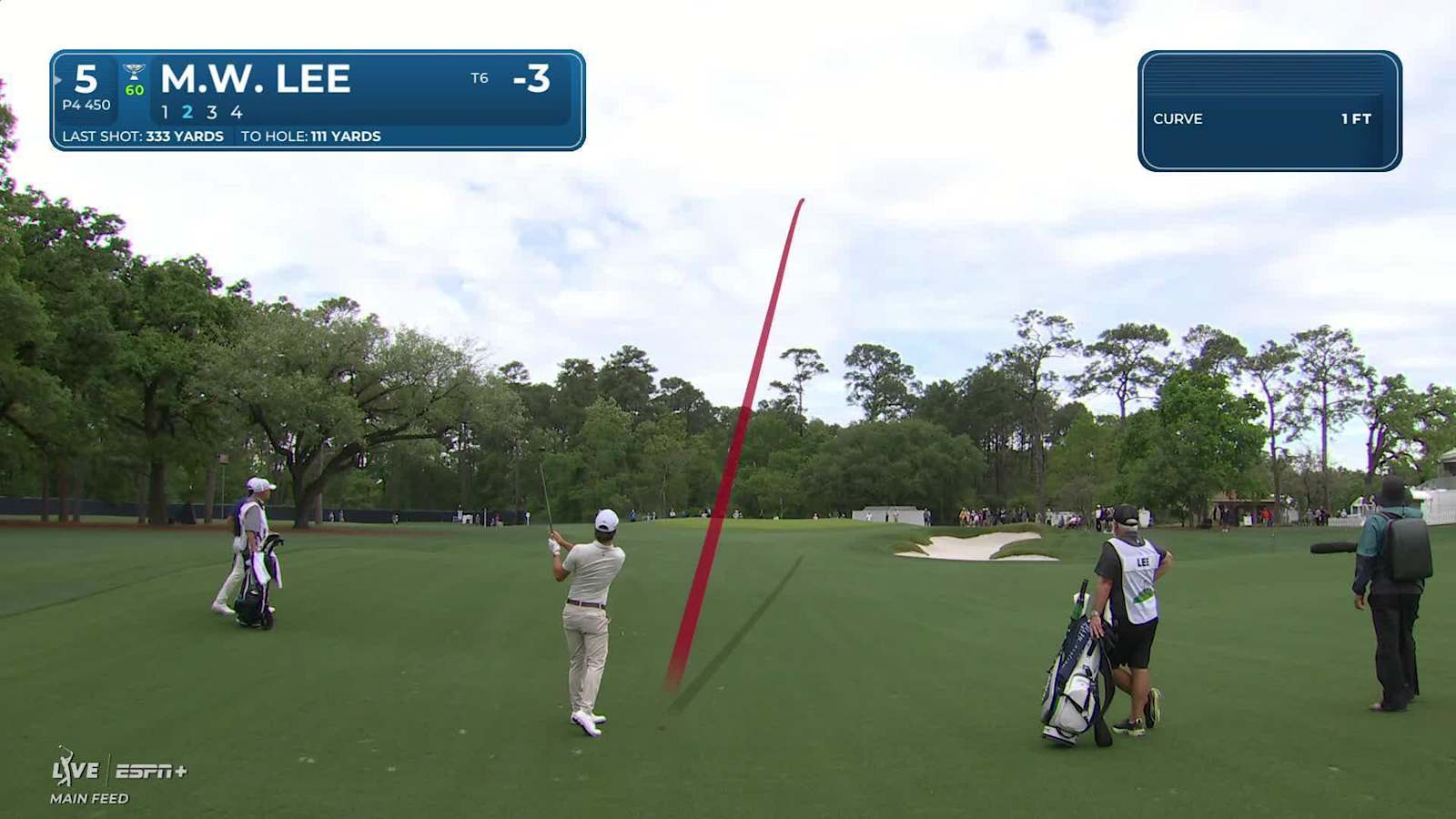 Min Woo Lee uses nice approach to set up birdie at Houston Open