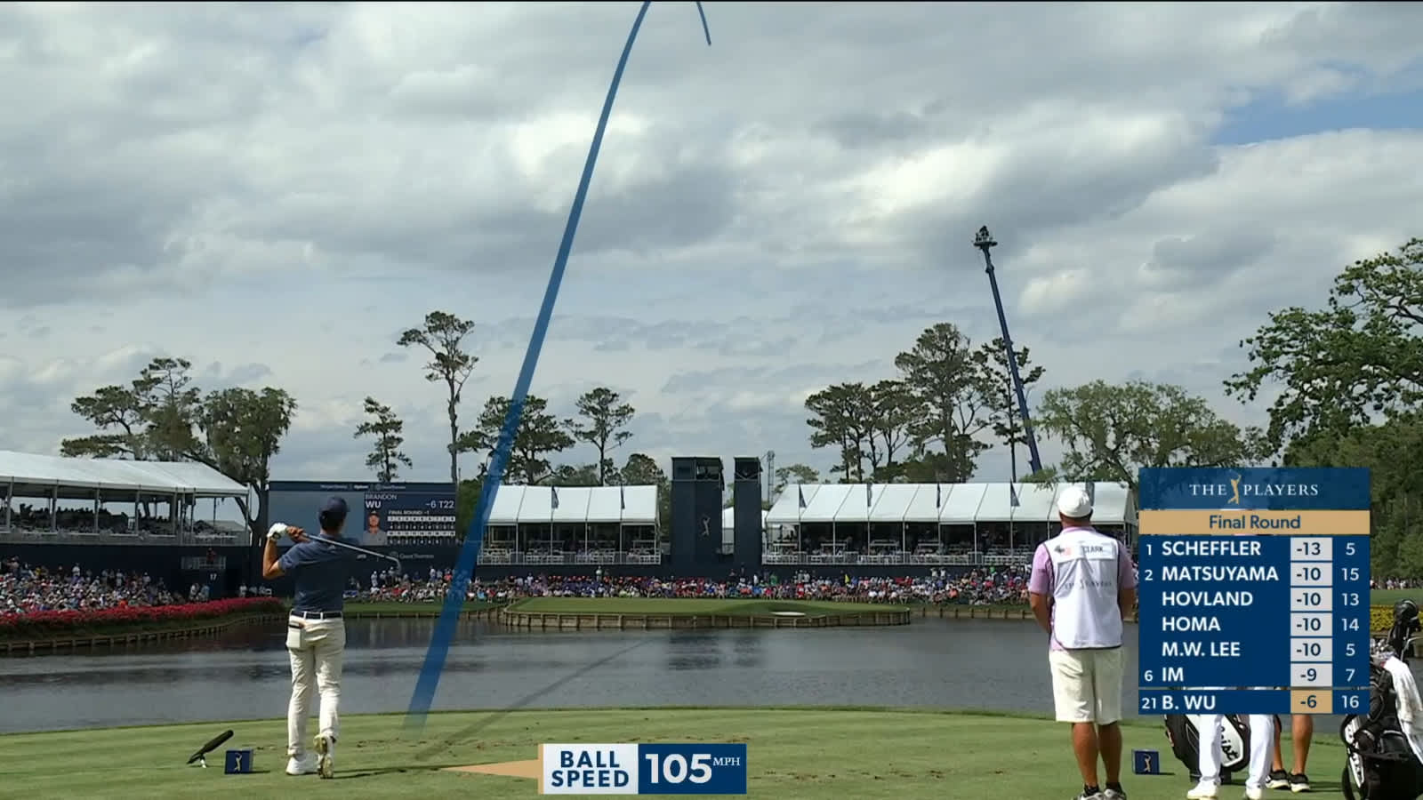 Brandon Wu dials in tee shot to set up birdie at THE PLAYERS