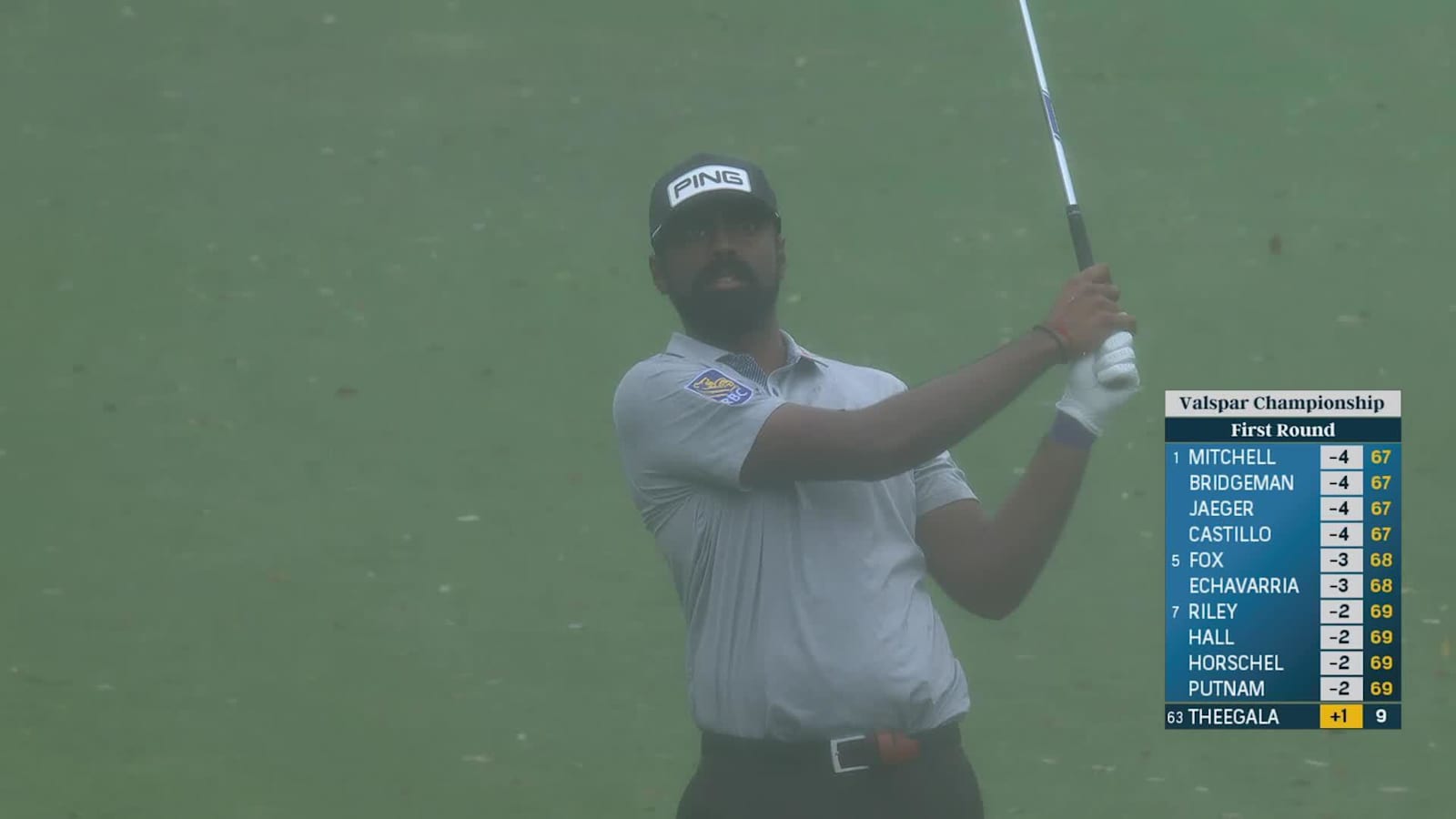 Sahith Theegala hits it tight to set up birdie at Valspar