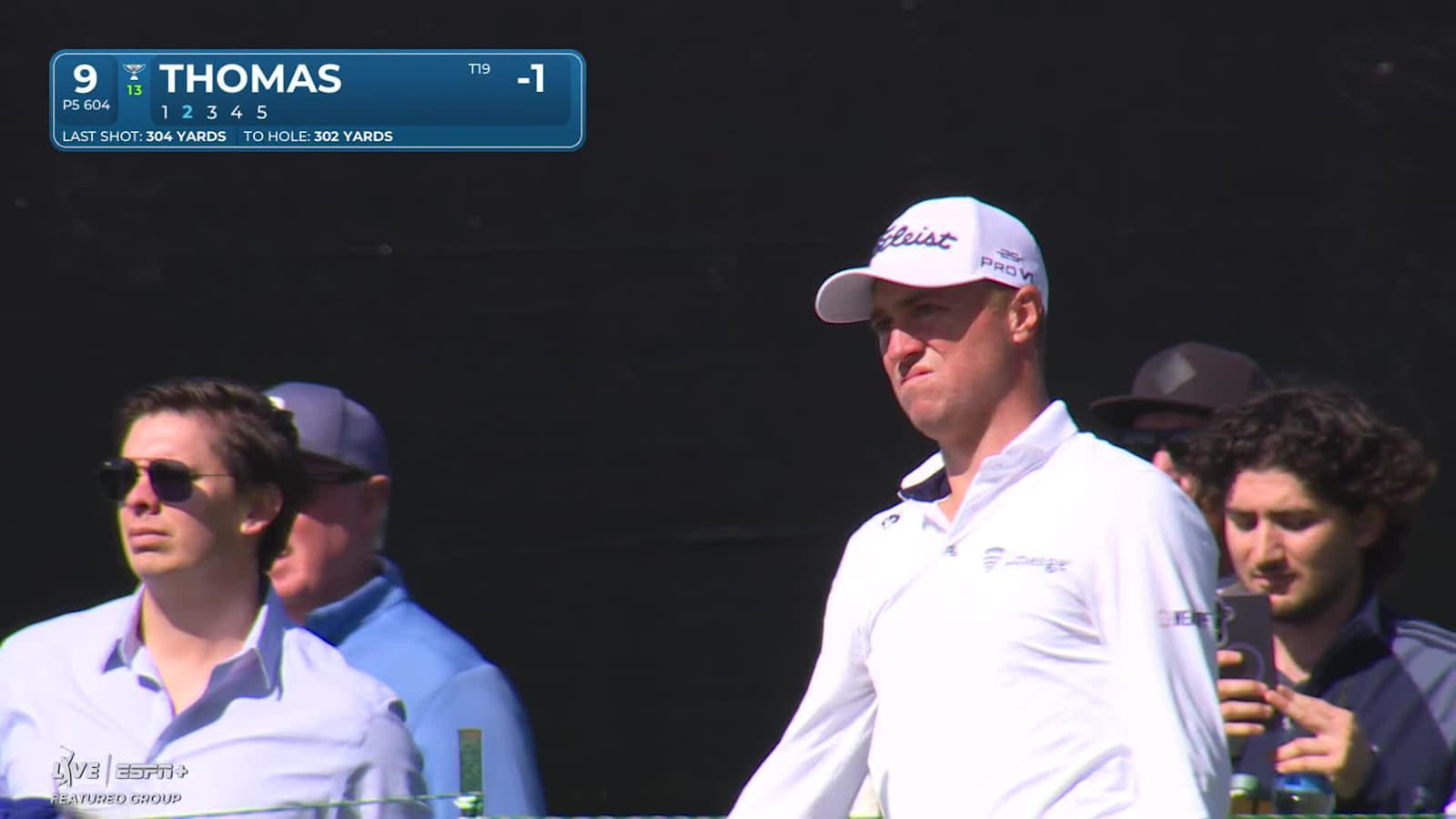 Justin Thomas birdies after being forced to lay up at The Genesis