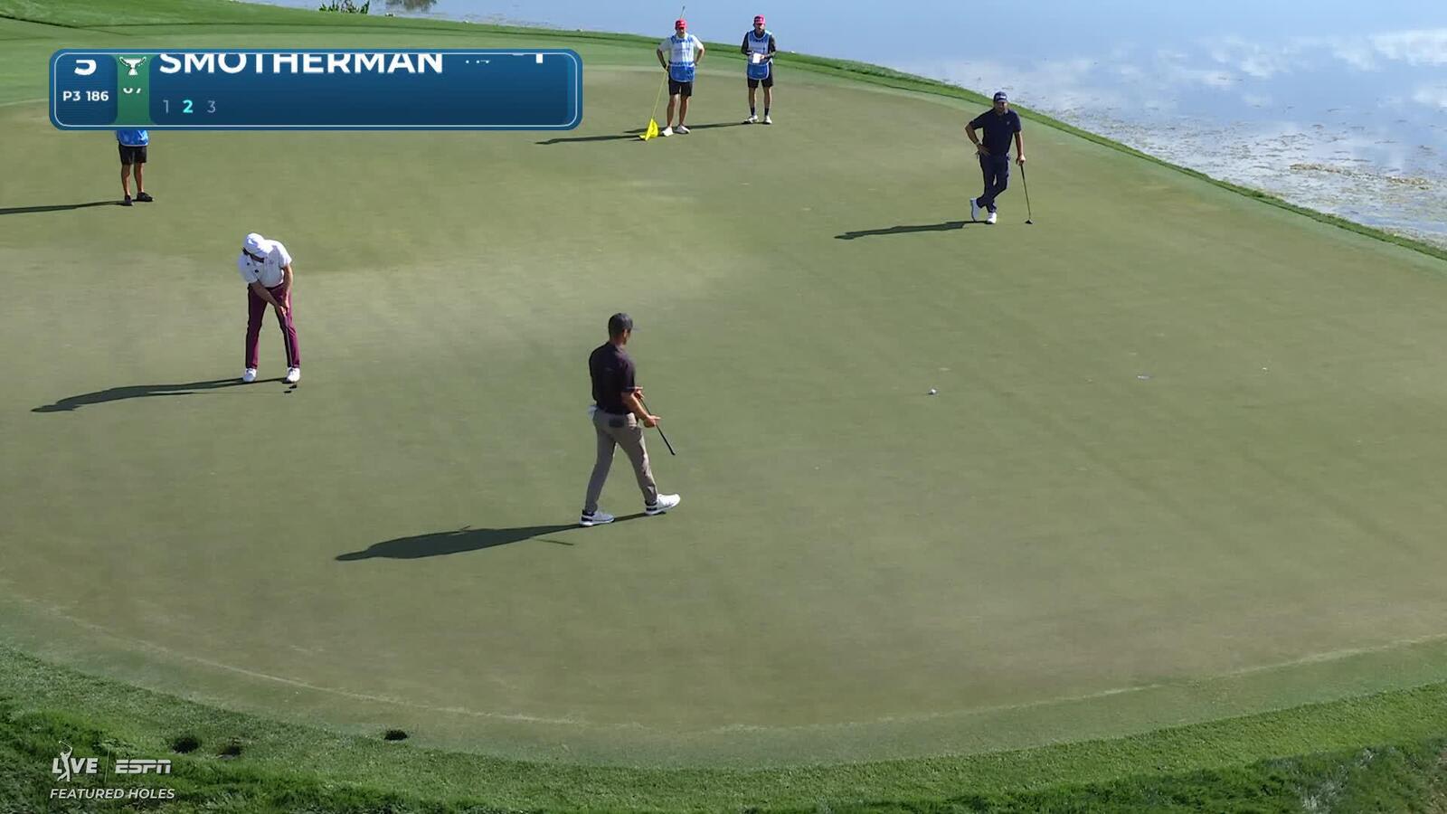 Austin Smotherman pours in 28-foot birdie putt on No. 5 at Cognizant Classic