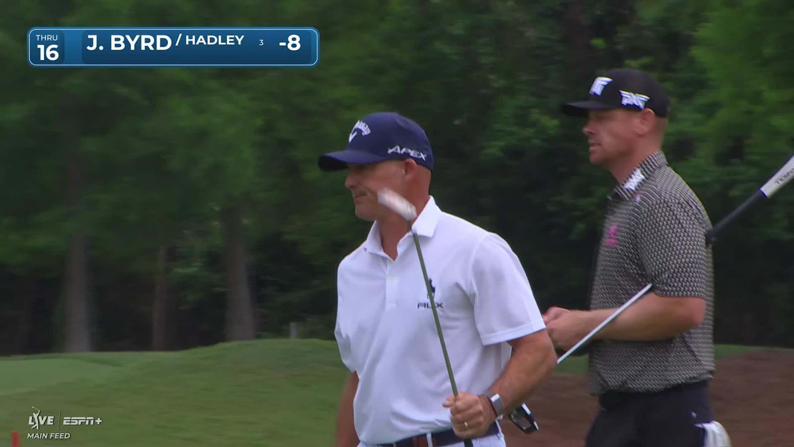 Jonathan Byrd makes birdie on No. 16 at 2025 Zurich Classic