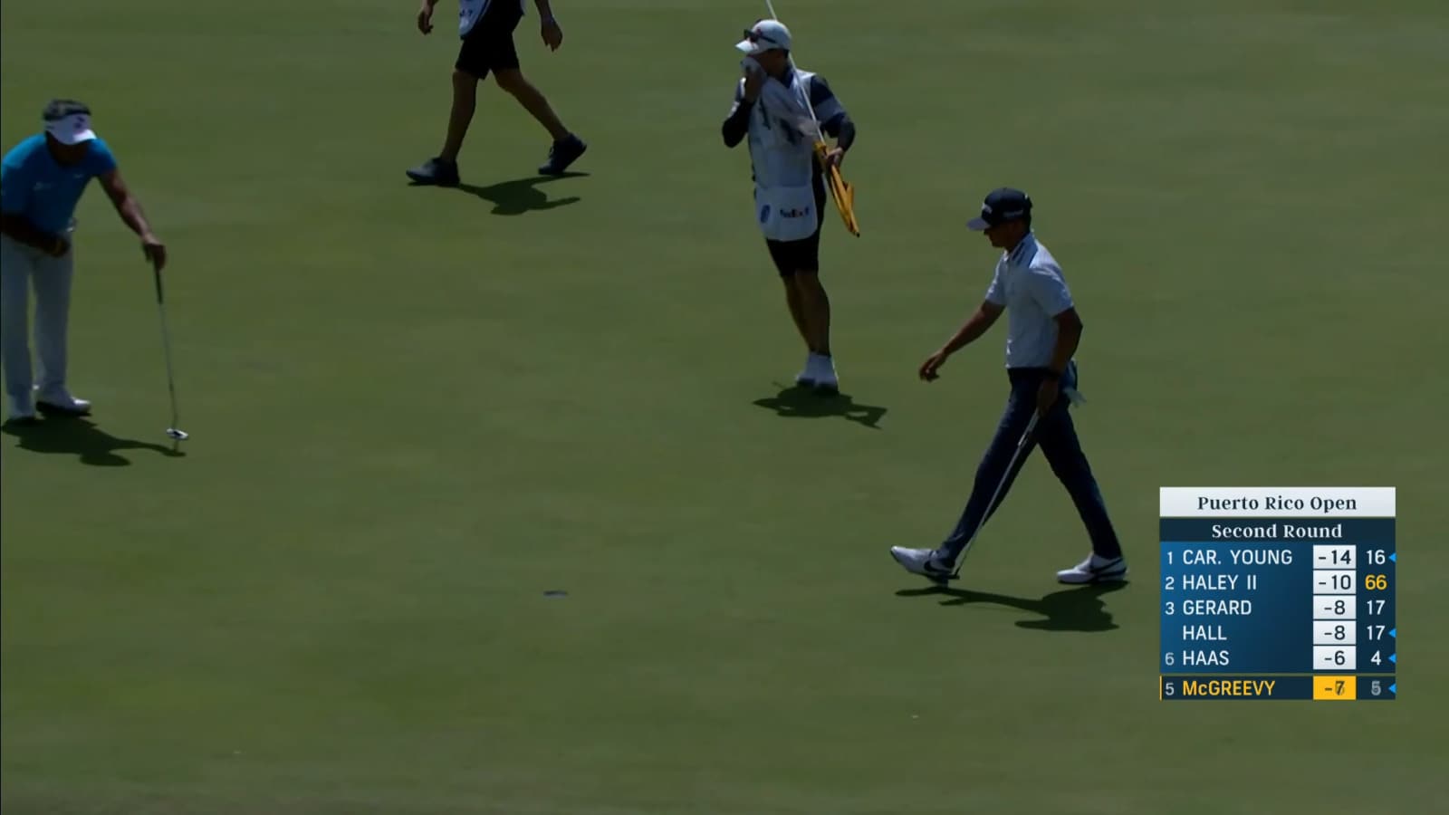 Max McGreevy makes birdie putt from over 20-feet at Puerto Rico