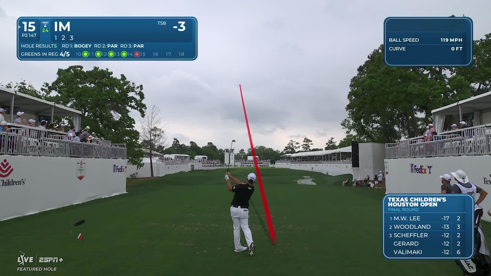 Sungjae Im makes birdie on No. 15 at Houston Open