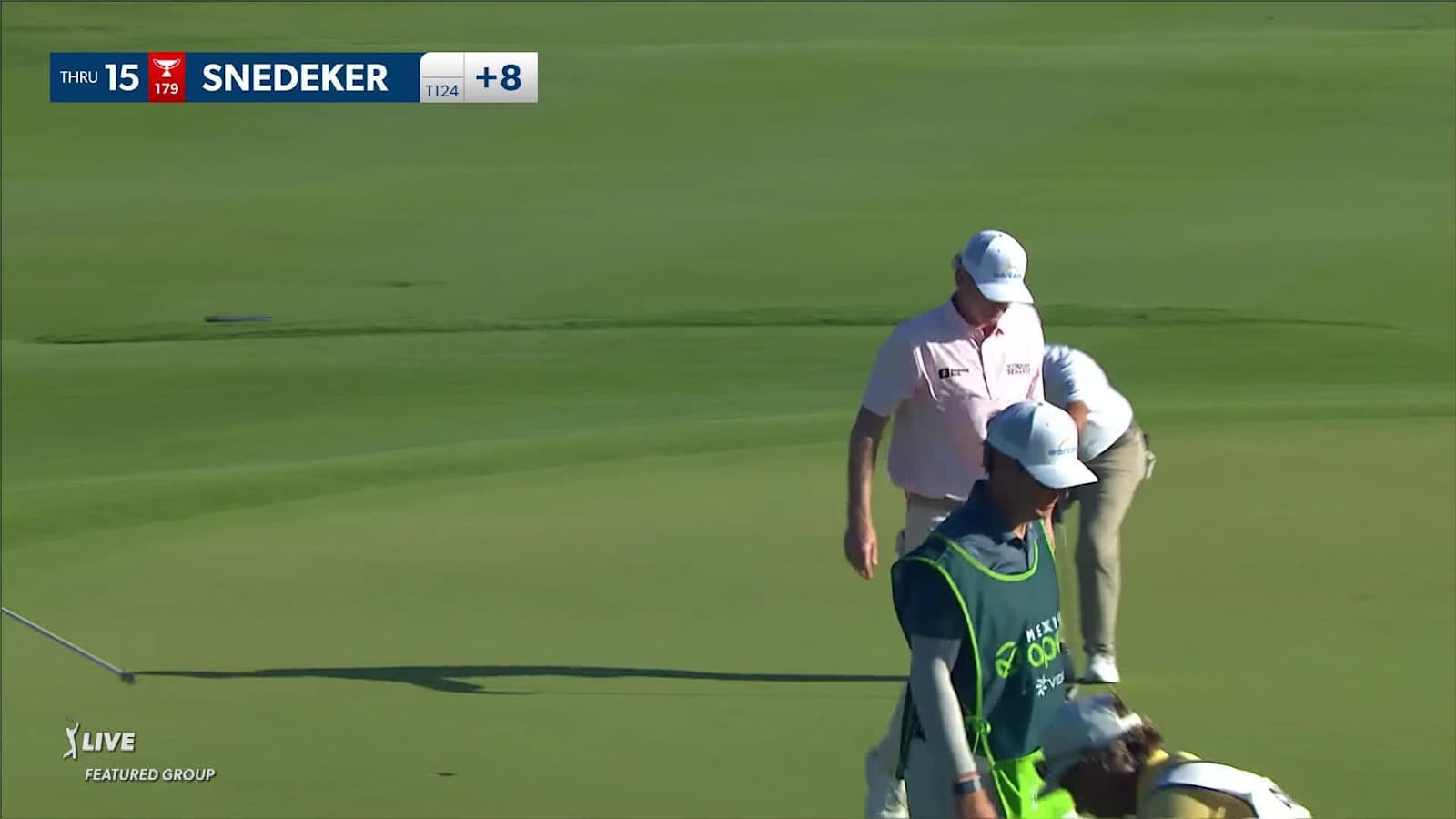 Brandt Snedeker makes birdie on No. 15 at Mexico Open