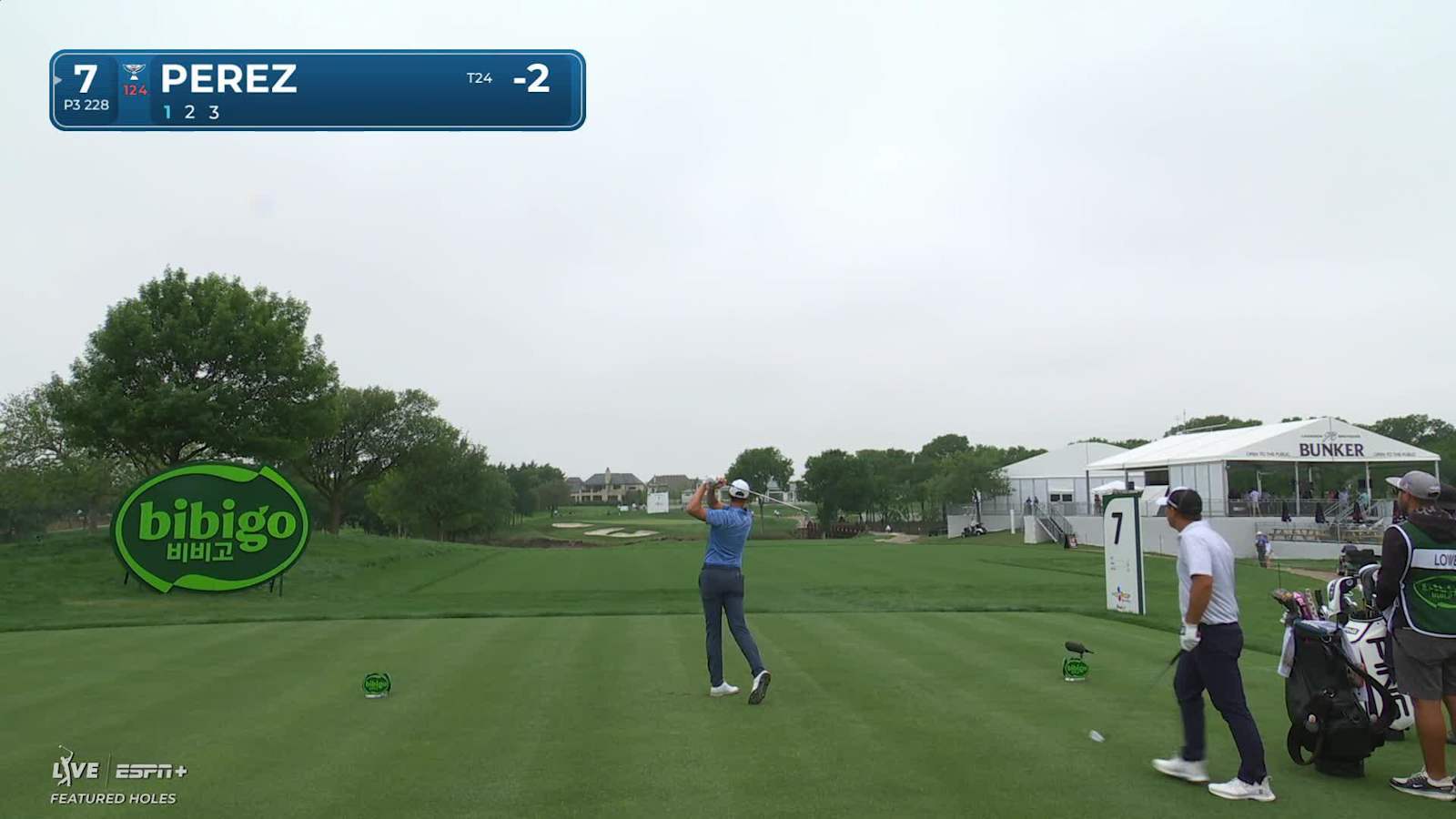 Victor Perez nearly aces No. 7 at THE CJ CUP