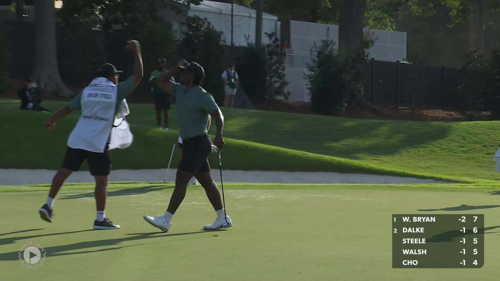 Roger Steele drains timely par putt at Creator Classic