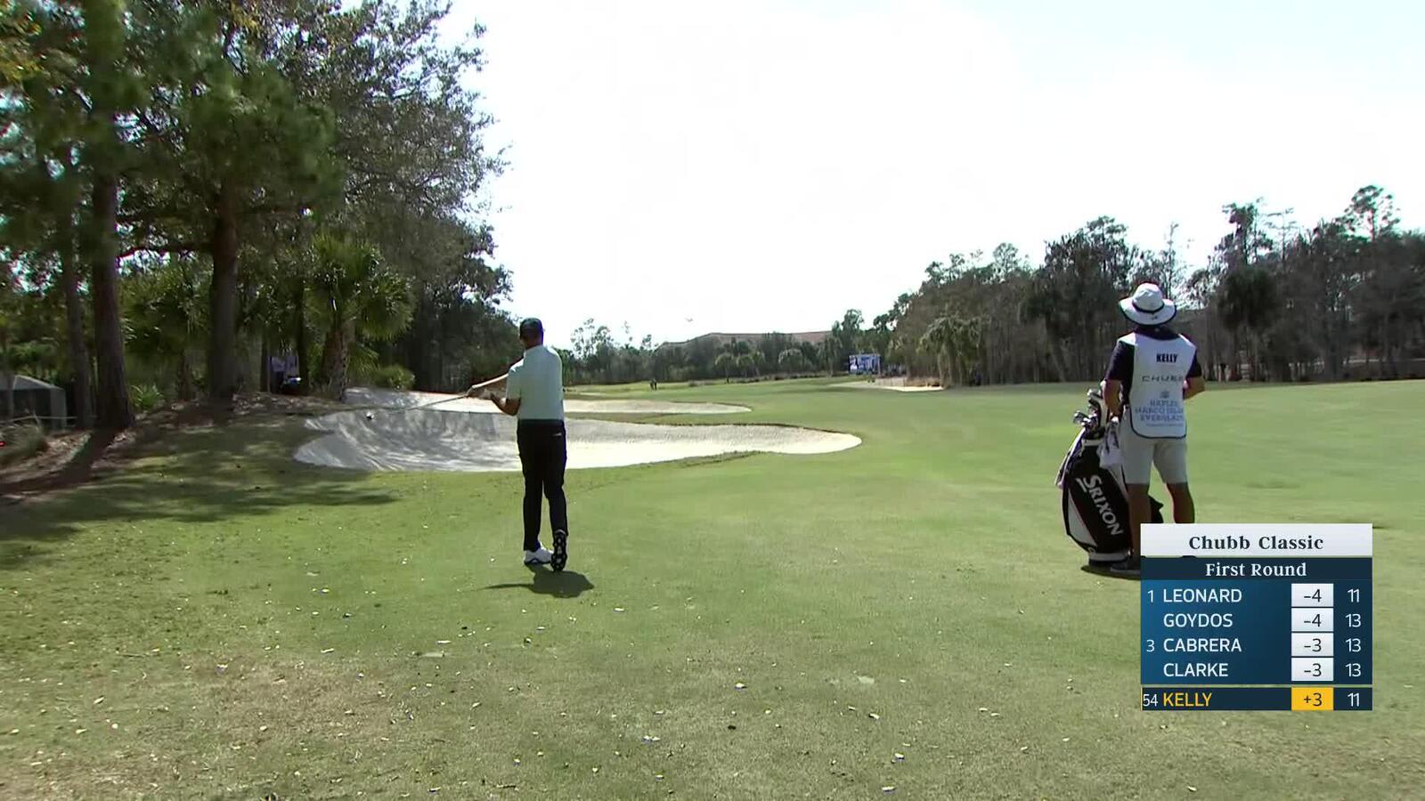 Jerry Kelly makes birdie on No. 12 at Chubb Classic