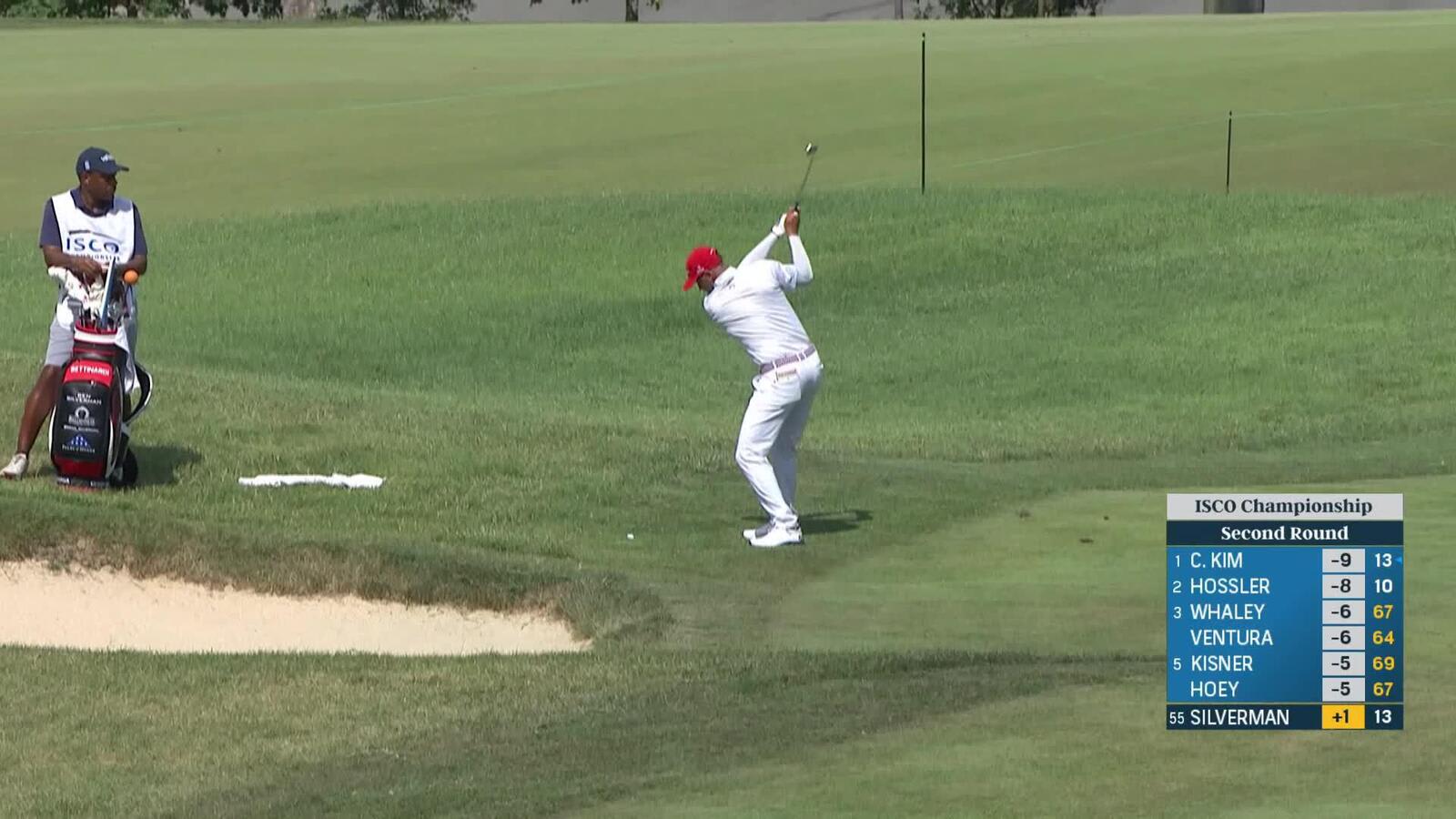 Ben Silverman makes birdie on No. 14 at ISCO Championship