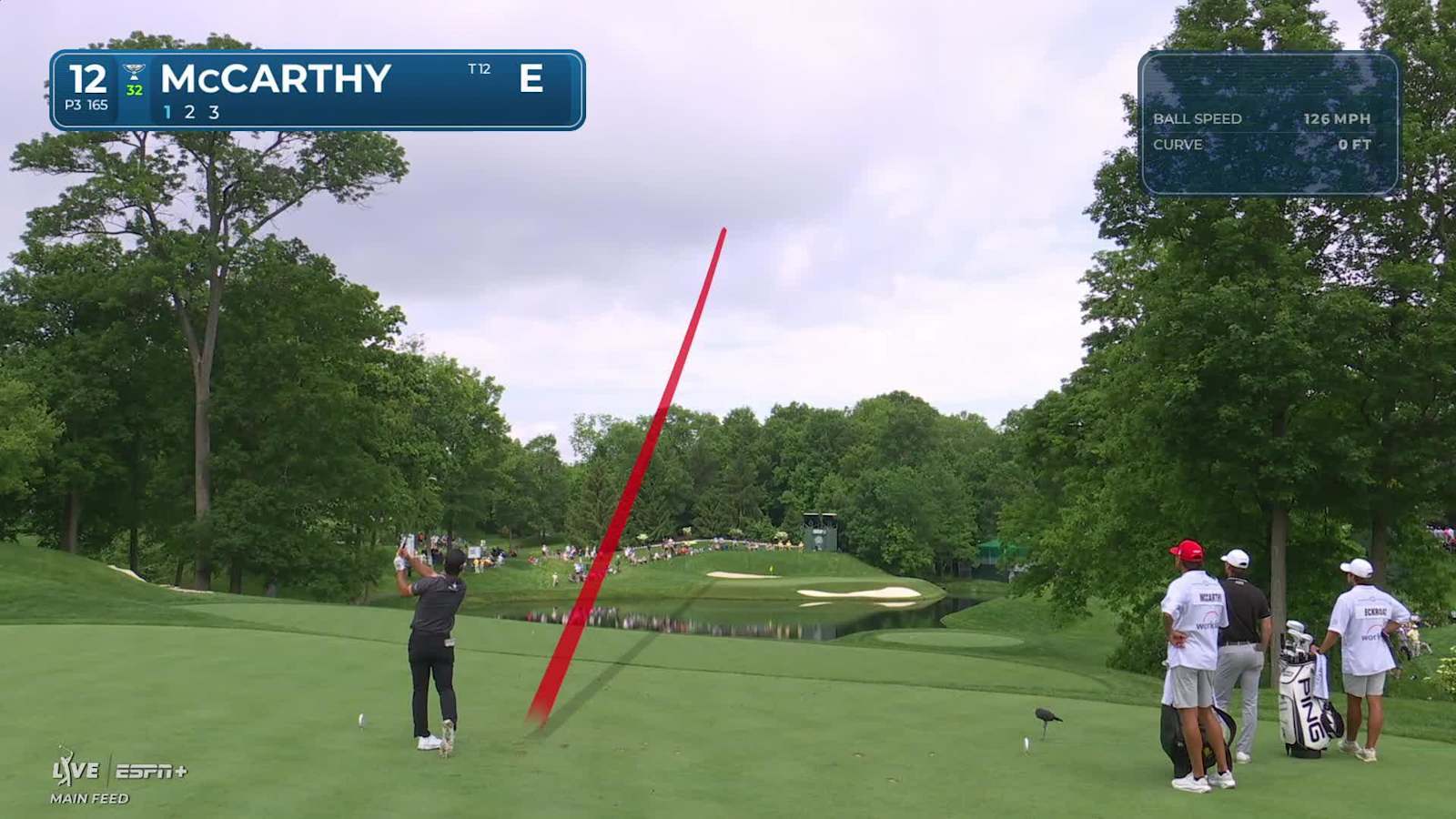 Denny McCarthy nearly aces No. 12 at the Memorial