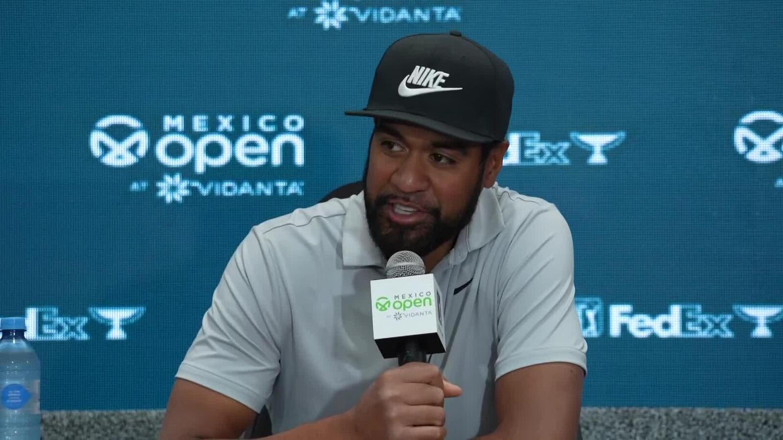 Tony Finau on energy, fan support at 2024 Mexico Open