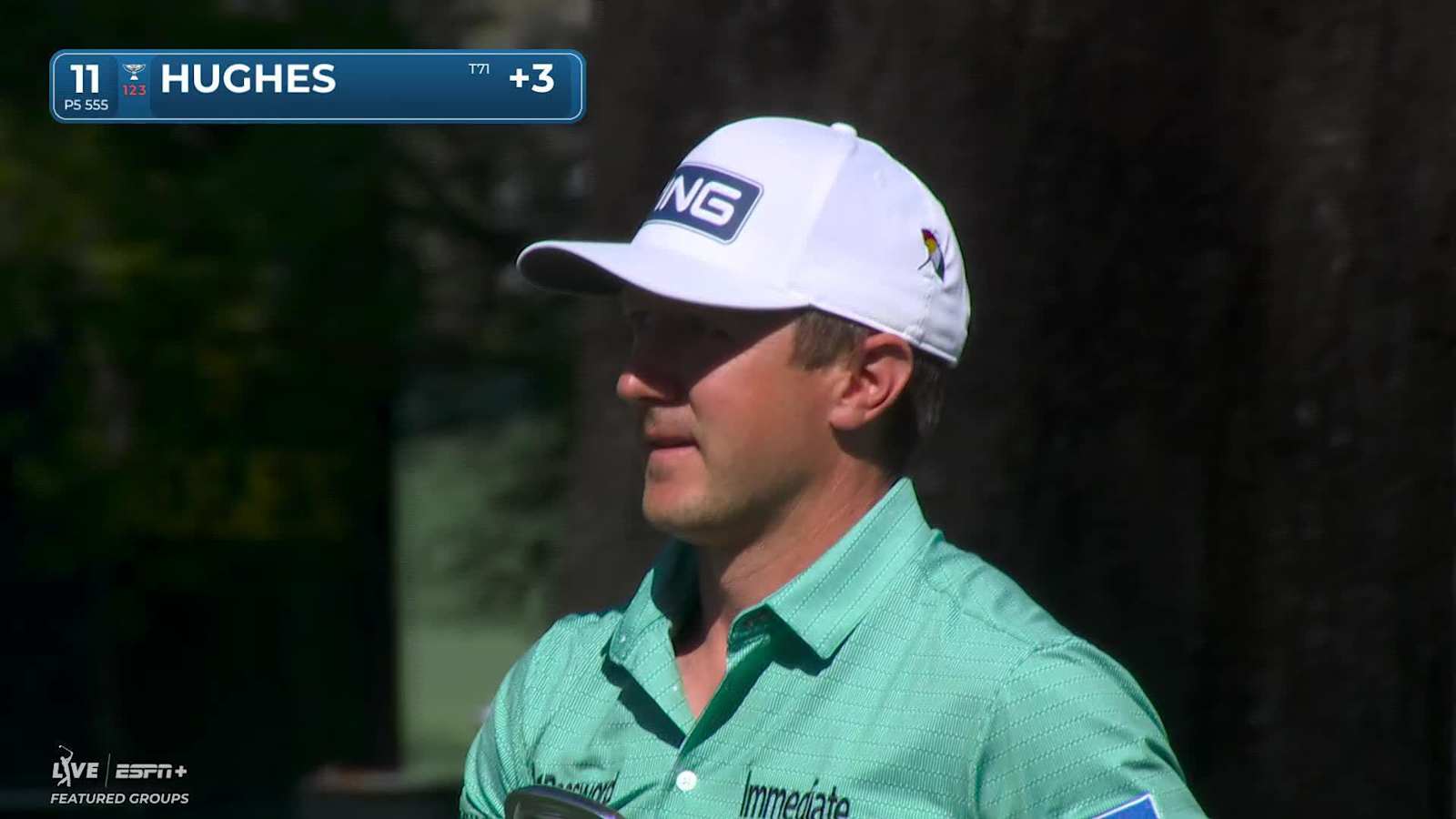 Mackenzie Hughes nearly reaches in two and birdies at Valspar