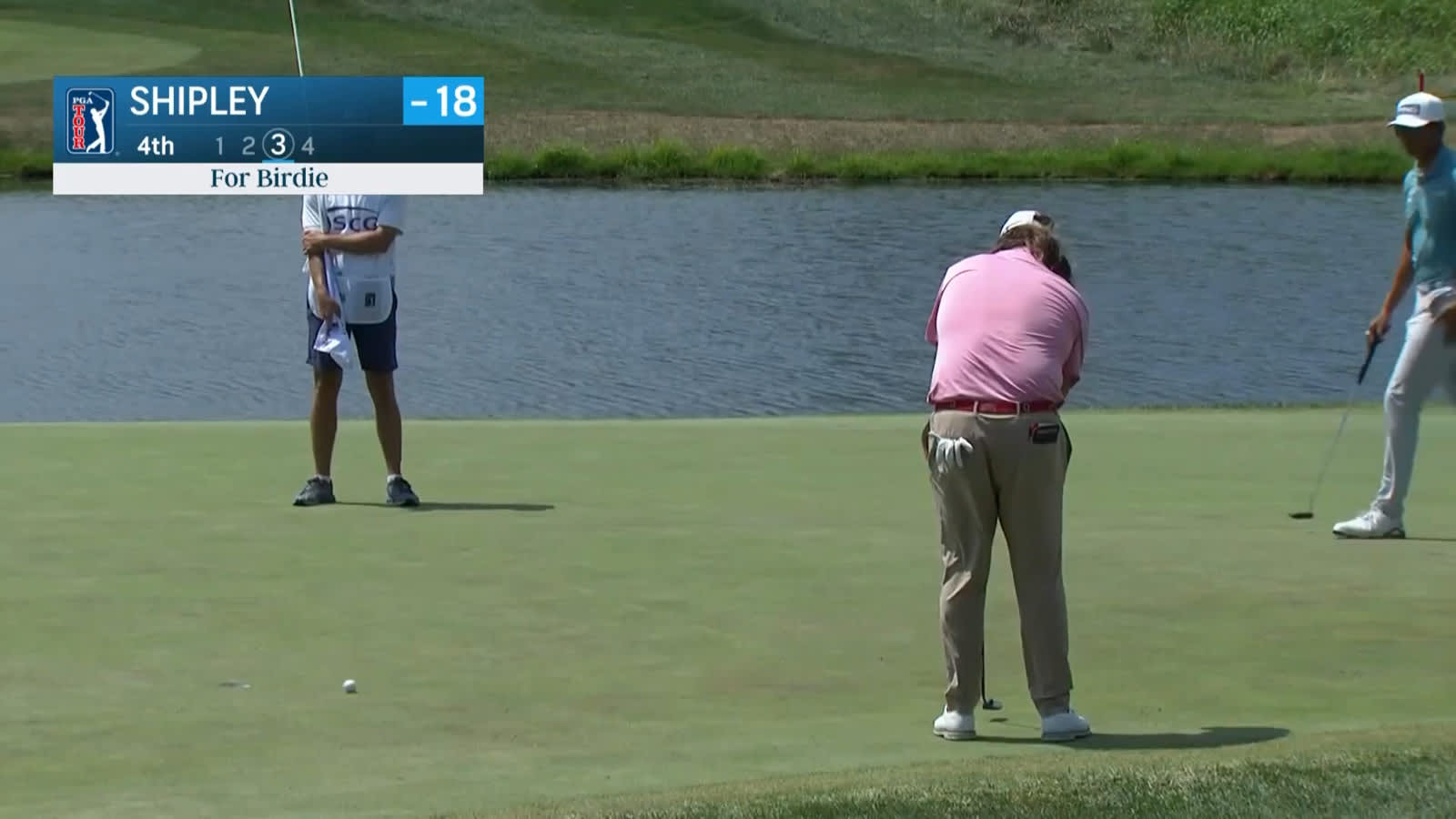 Neal Shipley makes birdie putt at ISCO Championship