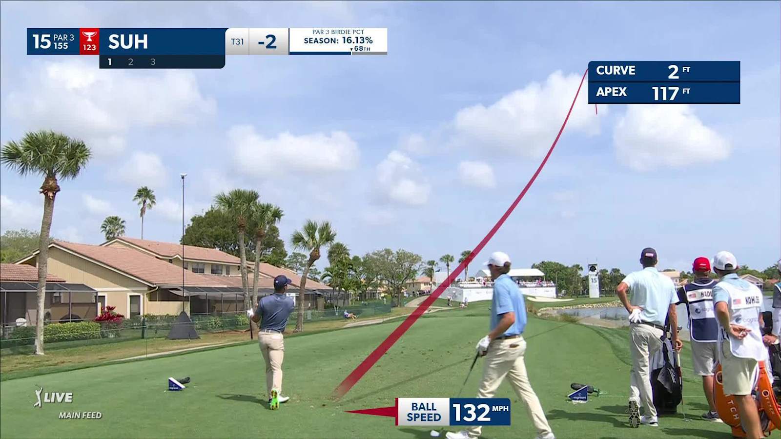 Justin Suh sticks tee shot to set up birdie at Cognizant Classic