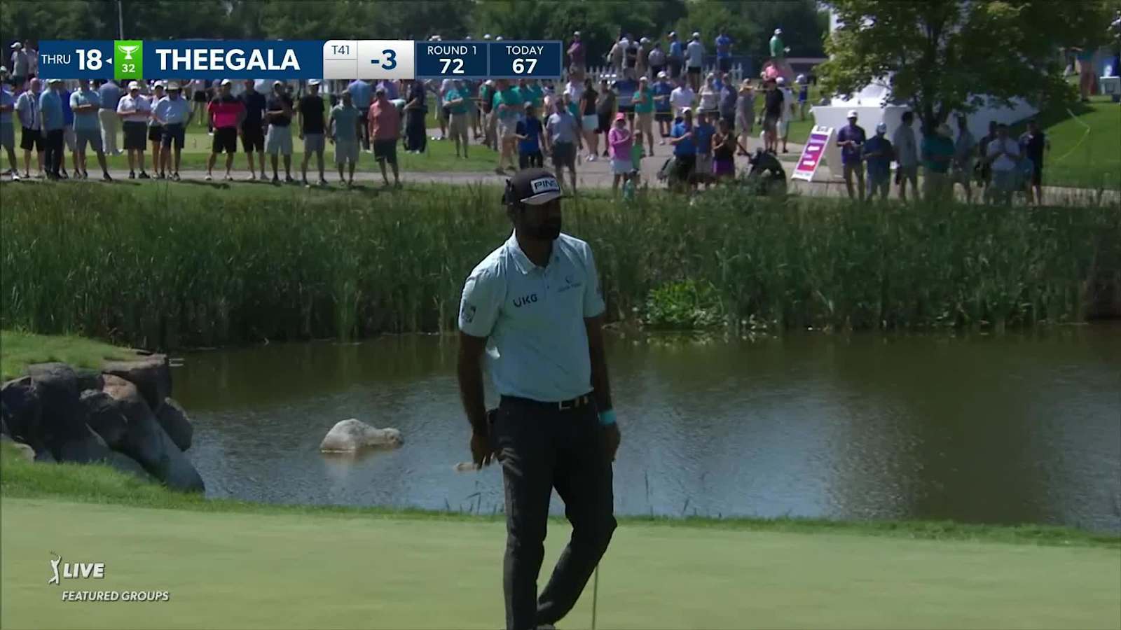 Sahith Theegala's must-make birdie at 3M Open