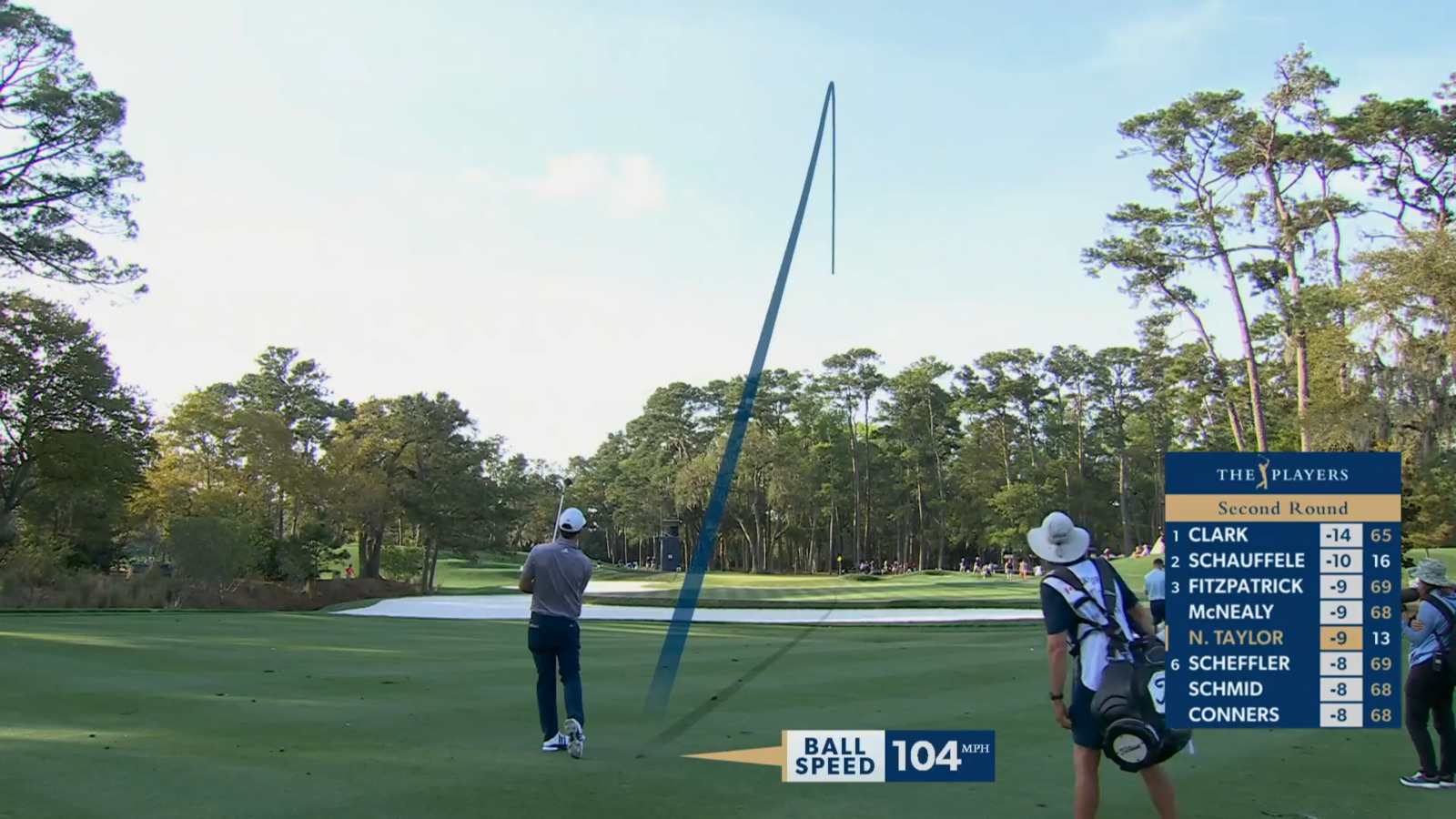 Nick Taylor throws a dart to yield birdie at THE PLAYERS