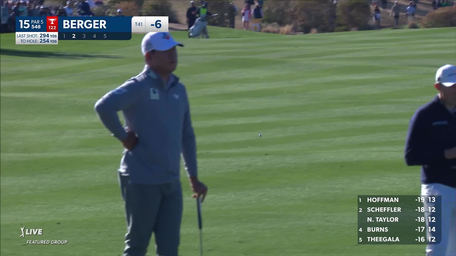 Daniel Berger makes birdie on No. 15 at WM Phoenix Open