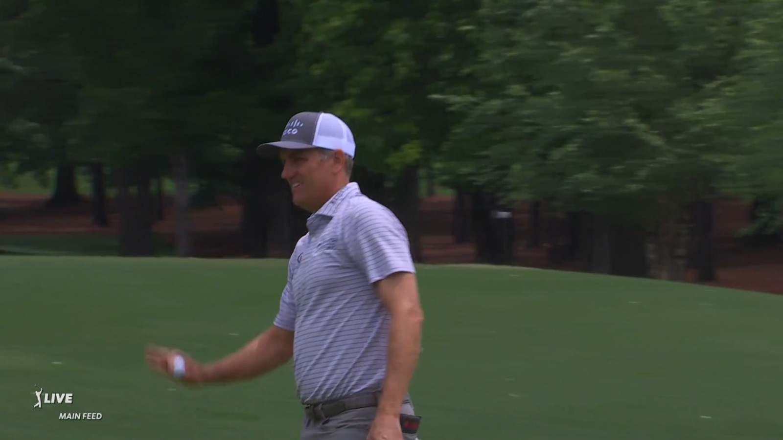 Brendon Todd converts the birdie at Wells Fargo