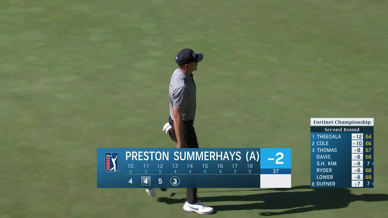 Preston Summerhays makes short birdie putt at Fortinet Championship