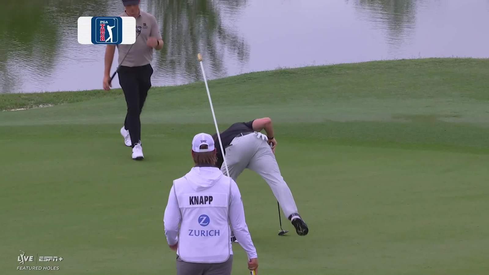 Jake Knapp nearly aces No. 3 at 2025 Zurich Classic