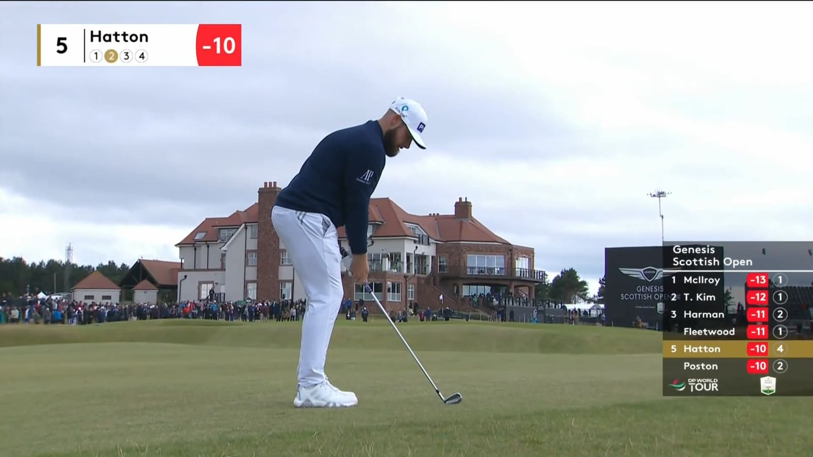 Tyrrell Hatton dials in second to yield birdie at Genesis Scottish Open