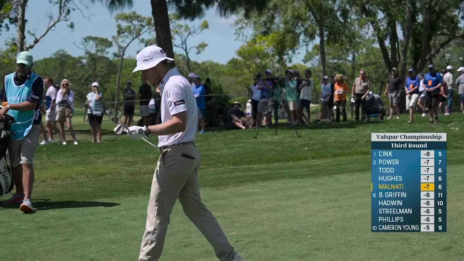 Peter Malnati spins approach in tight at Valspar