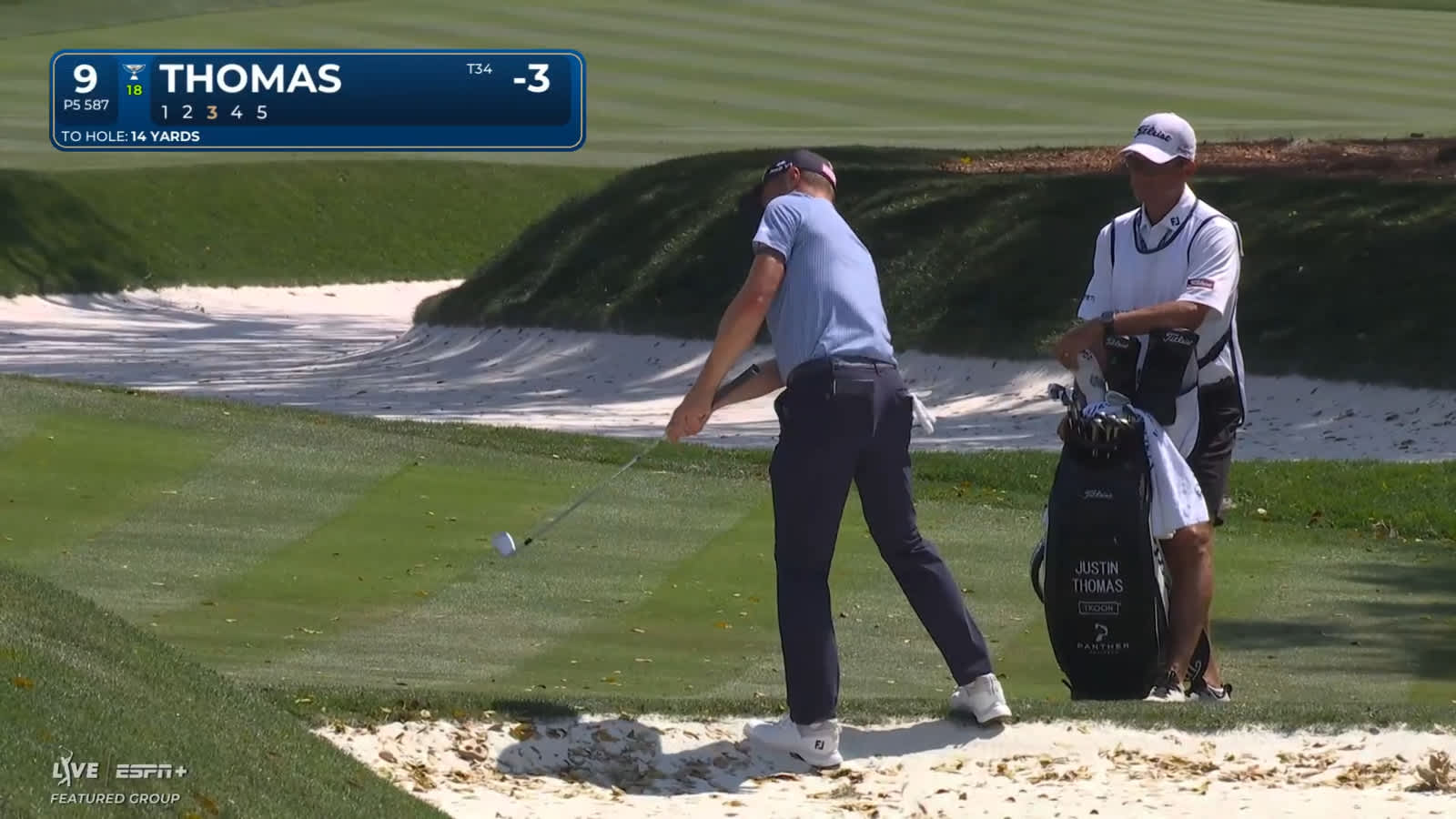 Justin Thomas's  stellar chip shot sets up birdie at THE PLAYERS