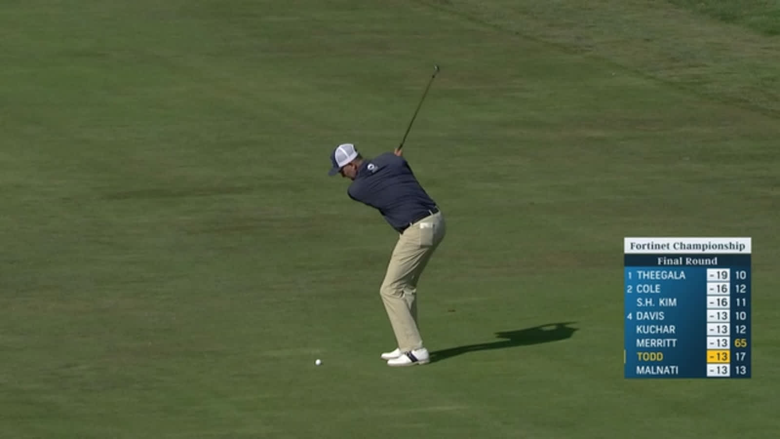 Brendon Todd spins approach to set up birdie at Fortinet Championship