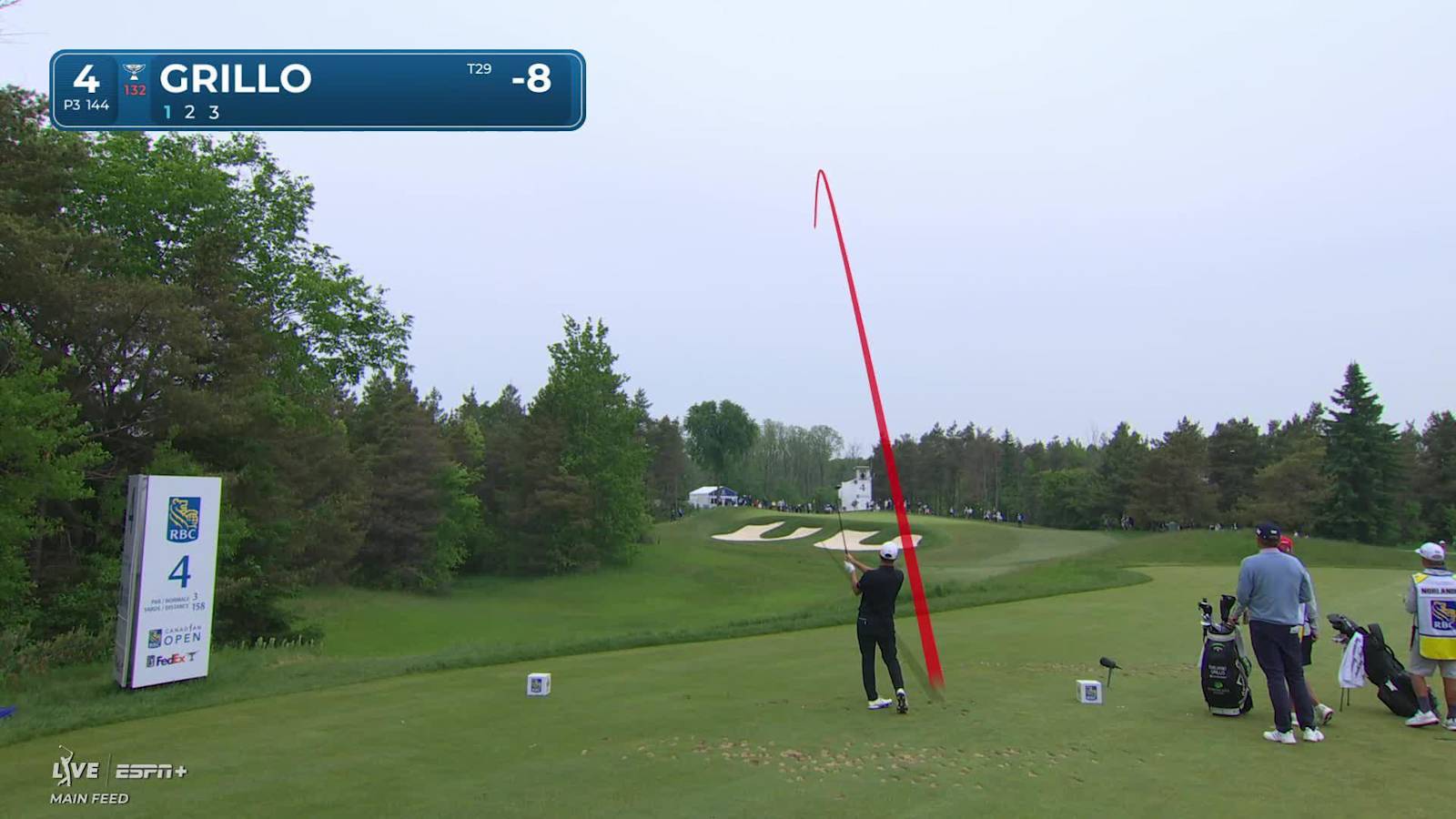 Emiliano Grillo makes birdie on No. 4 at RBC Canadian