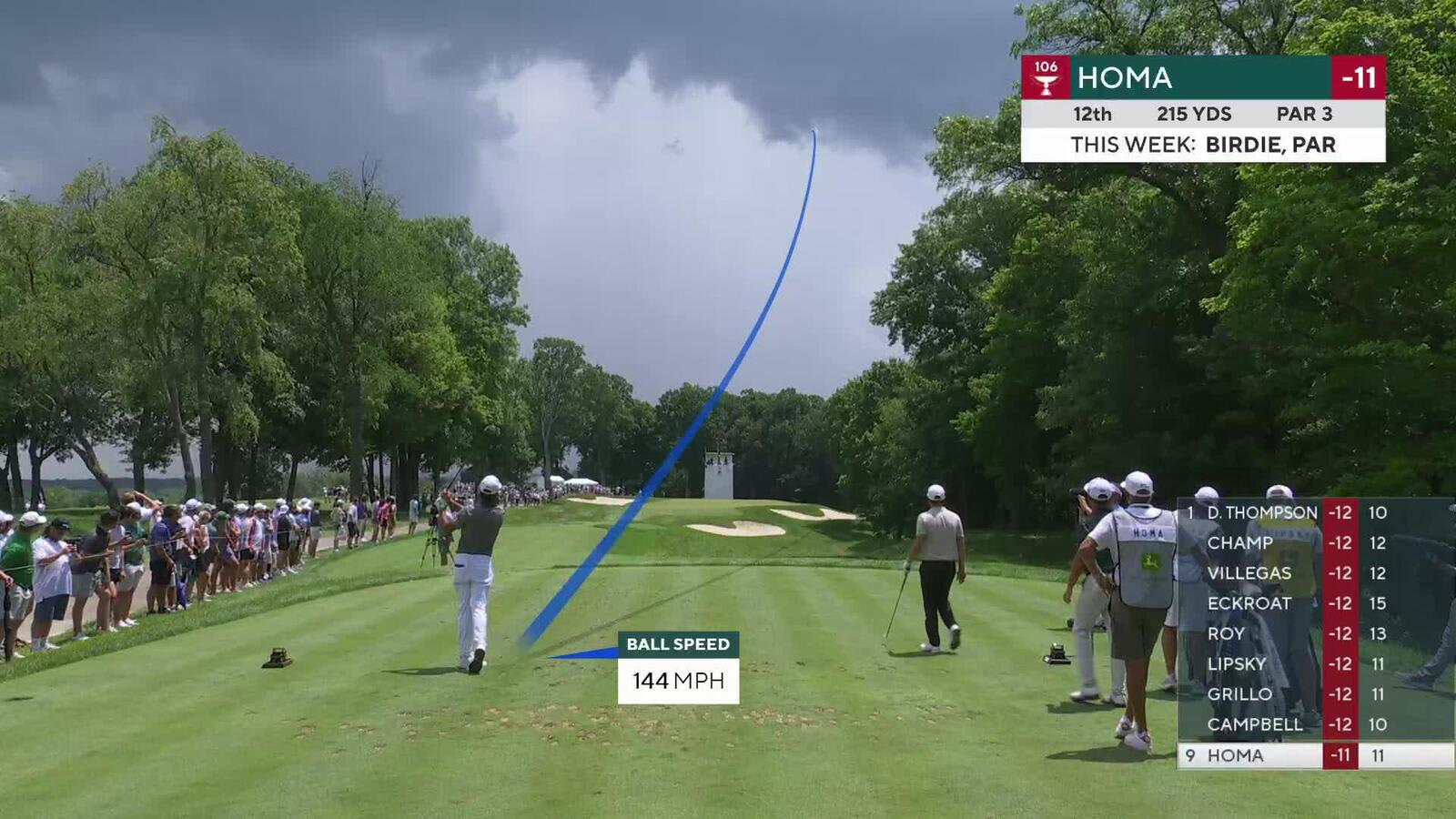 Max Homa throws a dart off the tee to bounce back with birdie at John Deere