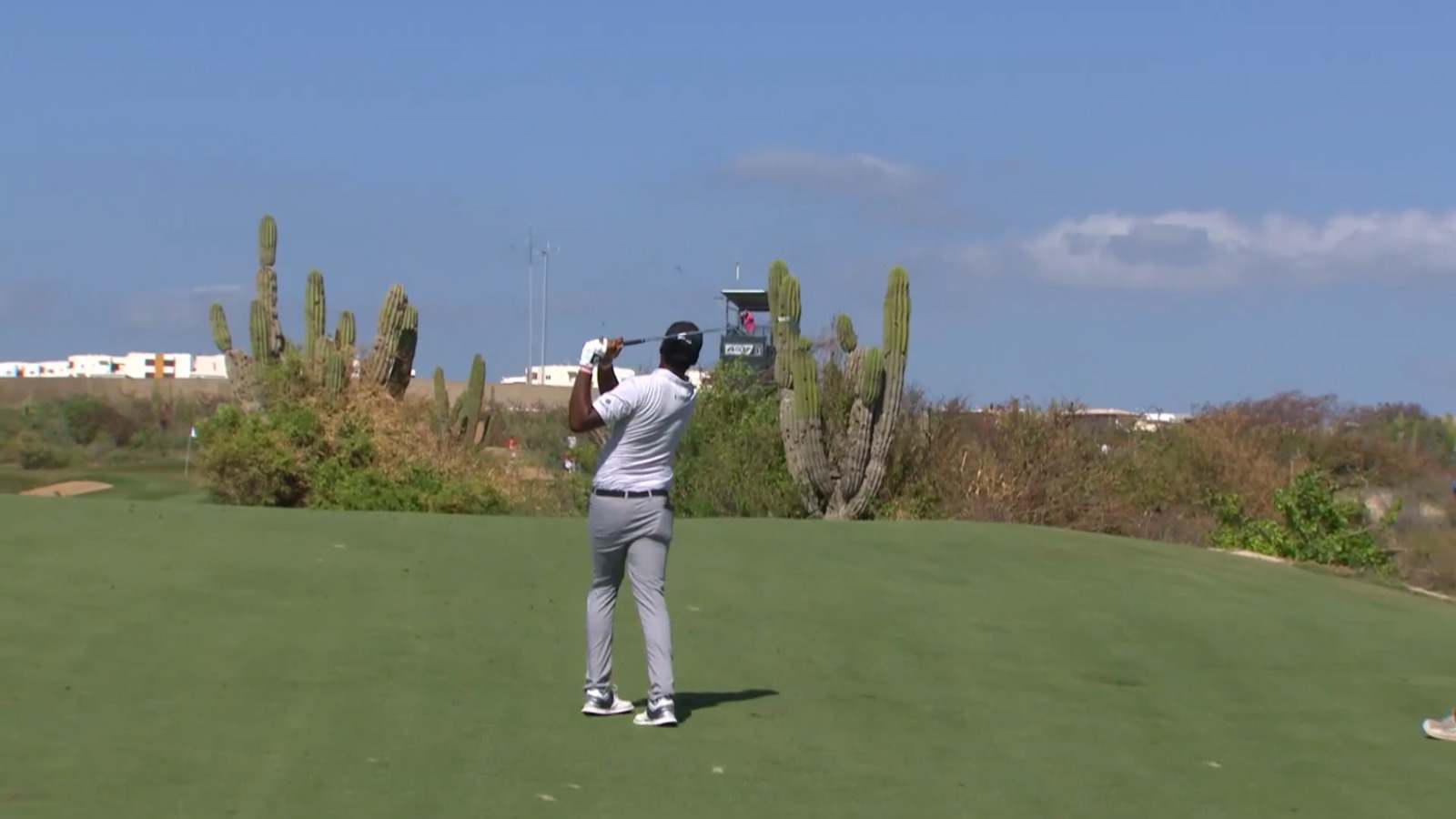 Sahith Theegala pulls the string to yield birdie at World Wide Technology