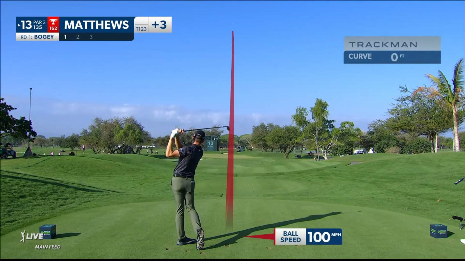 Brandon Matthews sticks tee shot to yield birdie at Mexico Open
