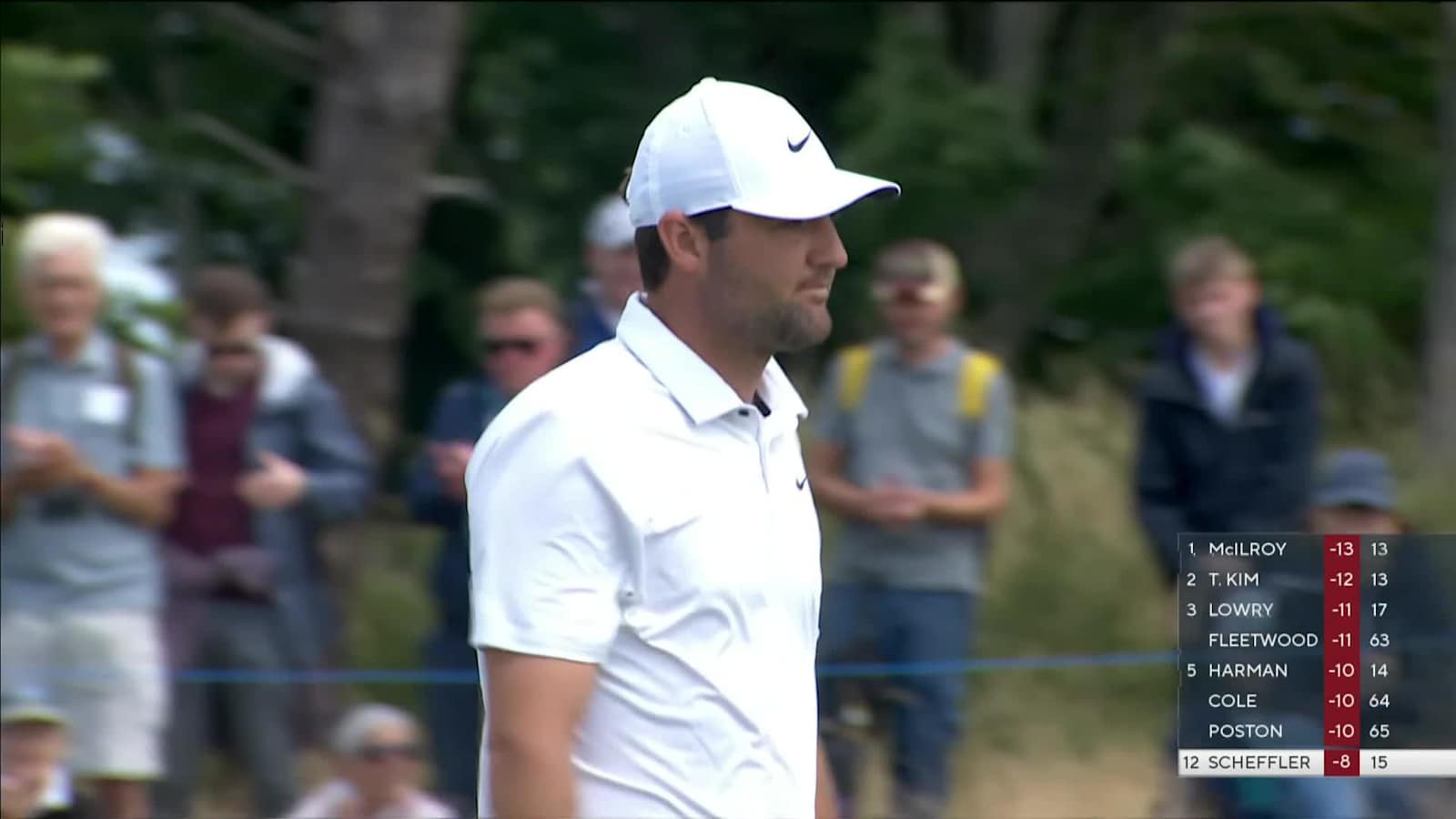 Scottie Scheffler makes birdie on No. 15 at Genesis Scottish Open