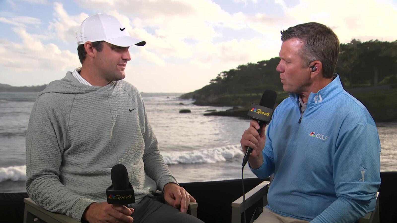 Scottie Scheffler's interview after Round 2 of AT&T Pebble Beach 