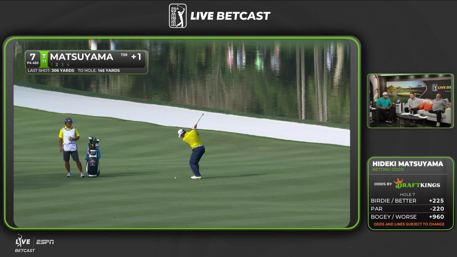 Hideki Matsuyama hits 142-yard approach to 8 feet, makes birdie on No. 7 at THE PLAYERS