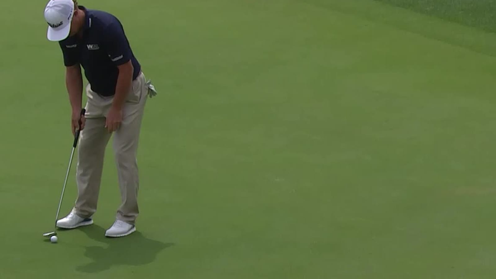 Charley Hoffman’s 284-yard approach sets up eagle putt at Valero