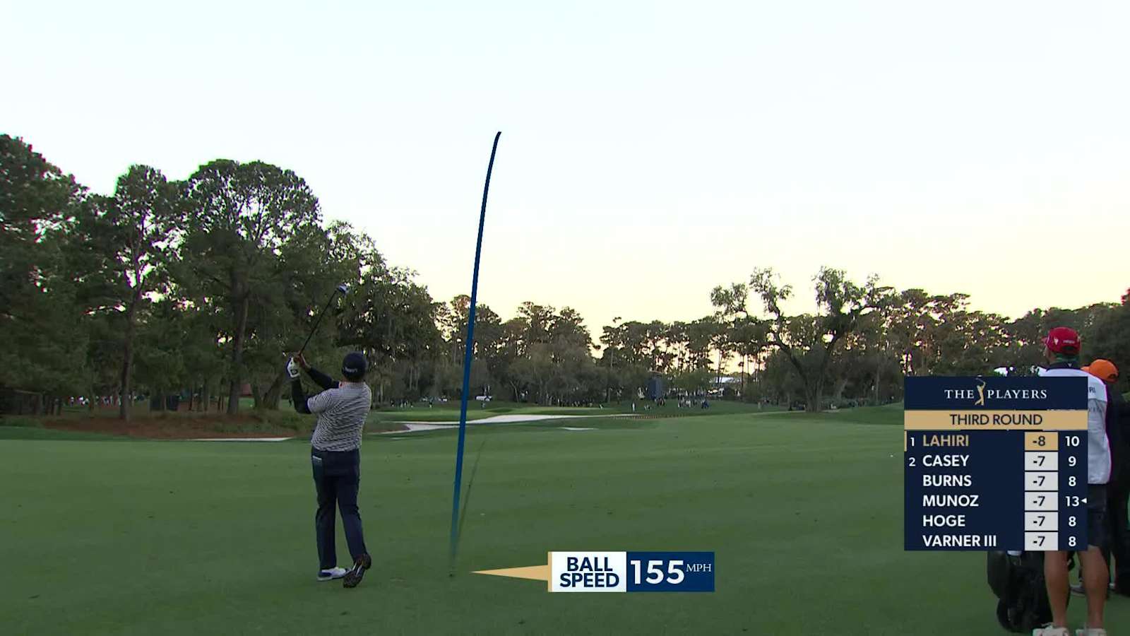 Anirban Lahiri reaches in two to set up birdie at THE PLAYERS