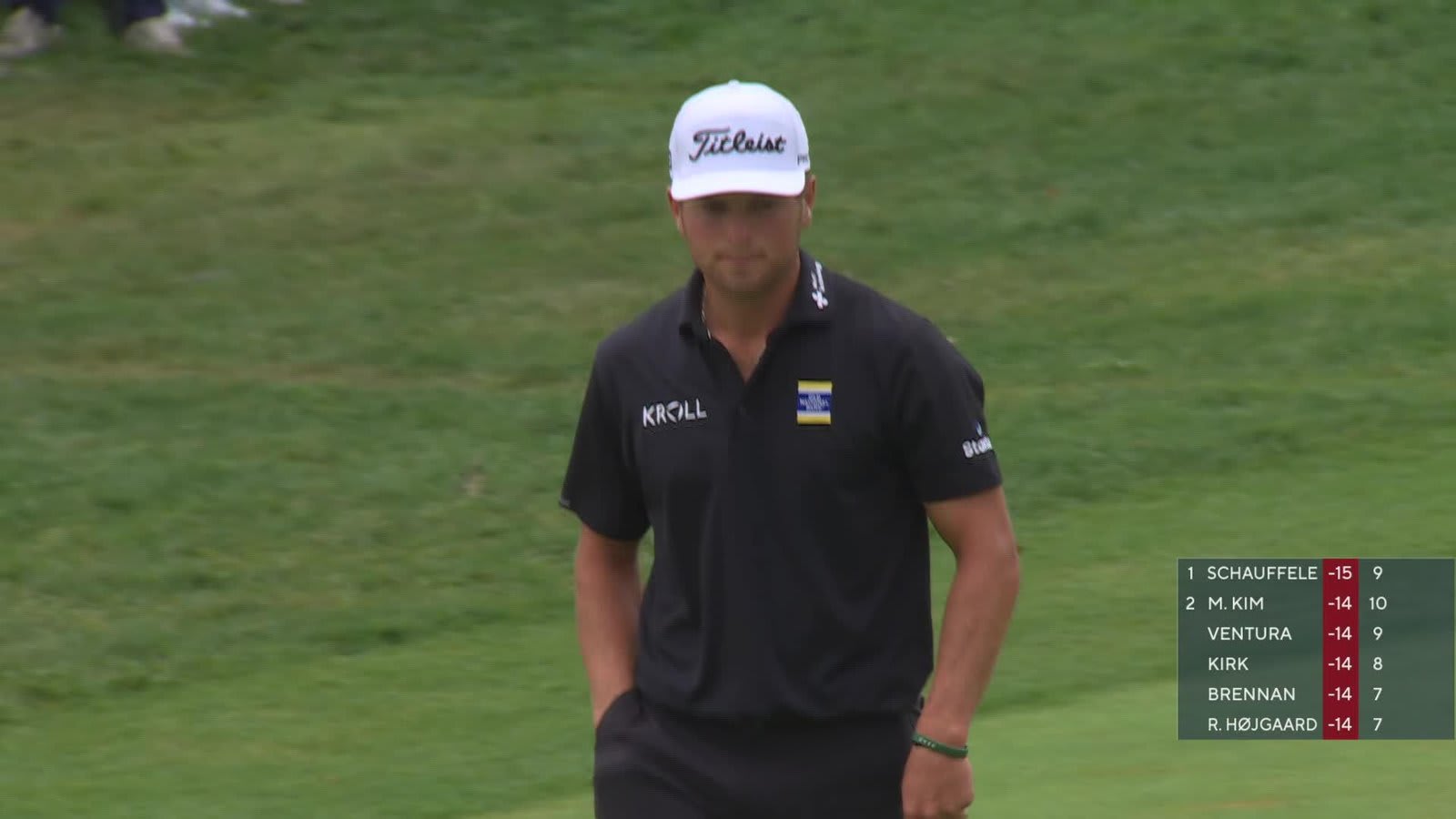 Michael Brennan drains 5-foot putt for birdie on No. 8 at Rocket Classic