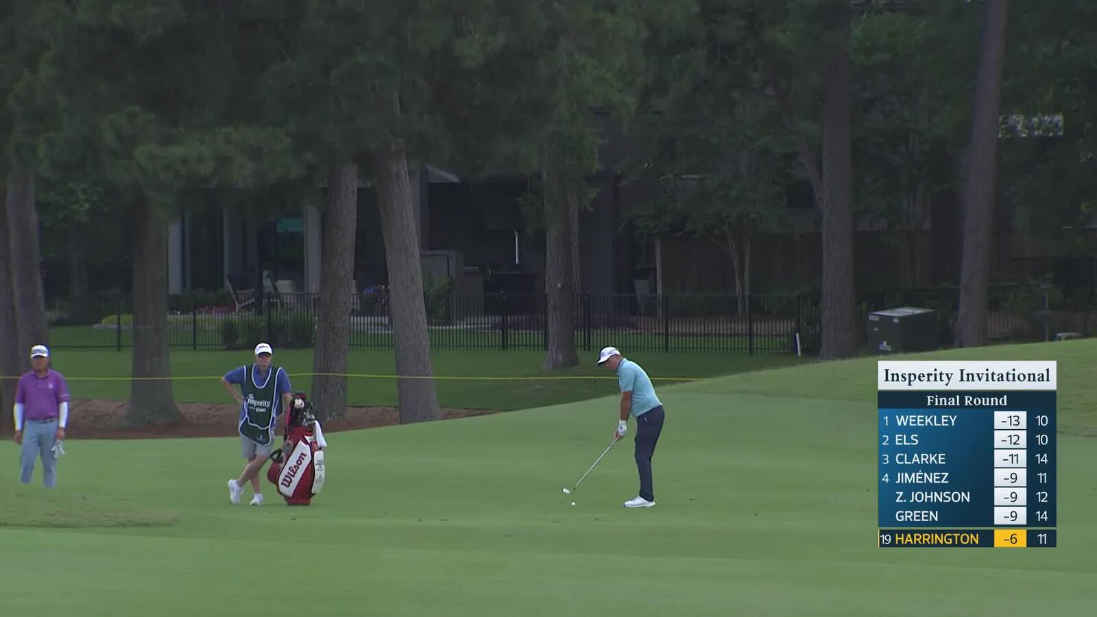 Padraig Harrington makes birdie on No. 12 at Insperity Invitational