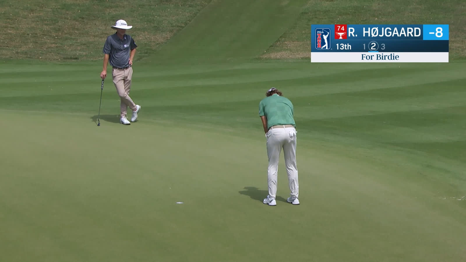 Rasmus Højgaard cards birdie at Mexico Open